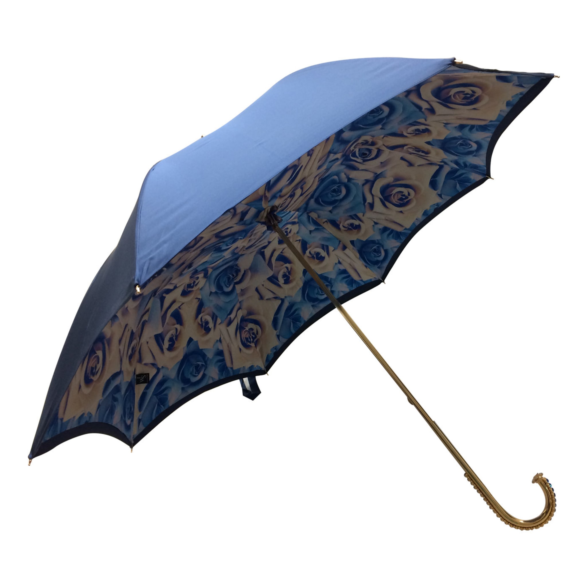 Frauen Regenschirm Blau - Hauptansicht