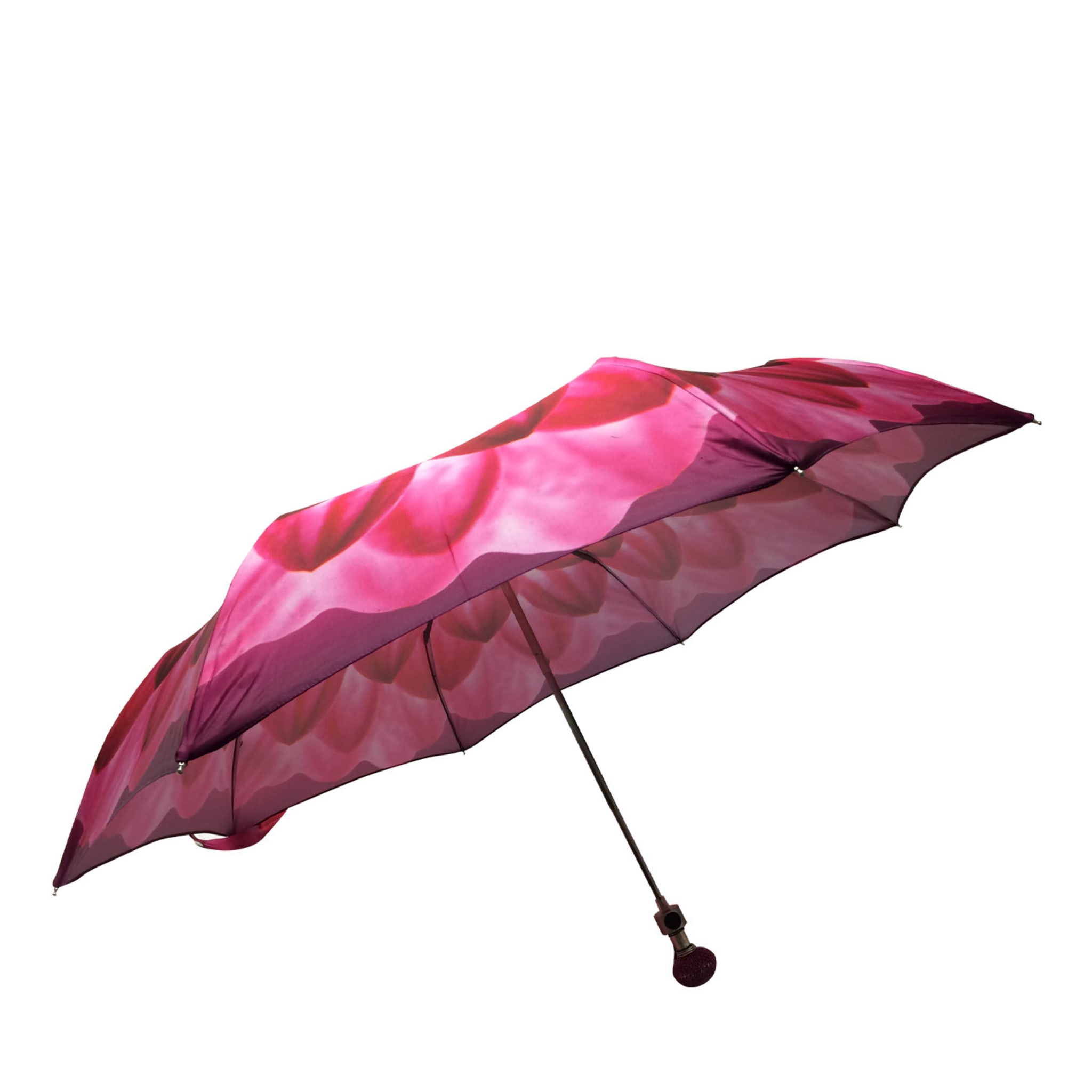 Paraguas plegable de mujer Flor fucsia - Vista principal