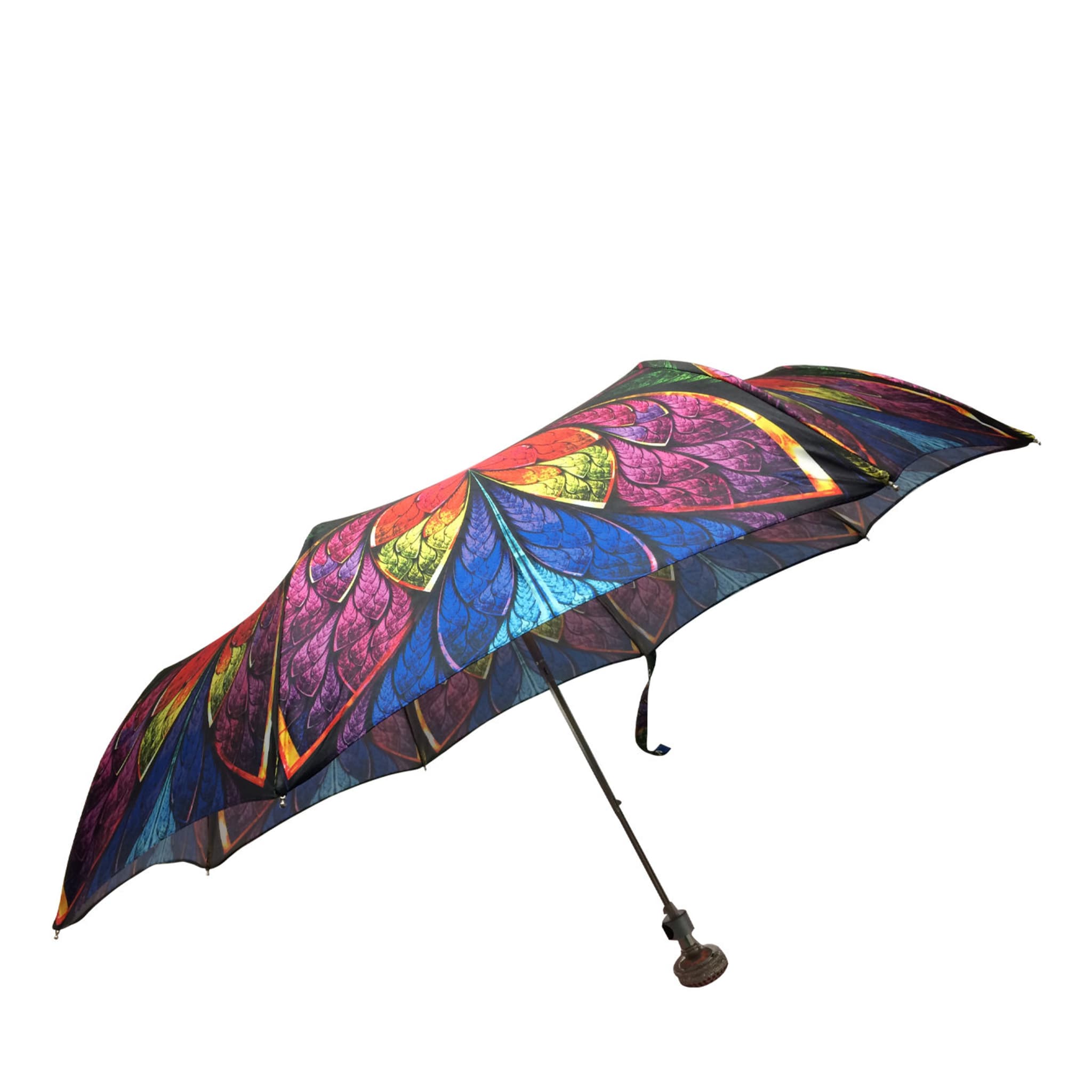Paraguas plegable de mujer multicolor - Vista principal