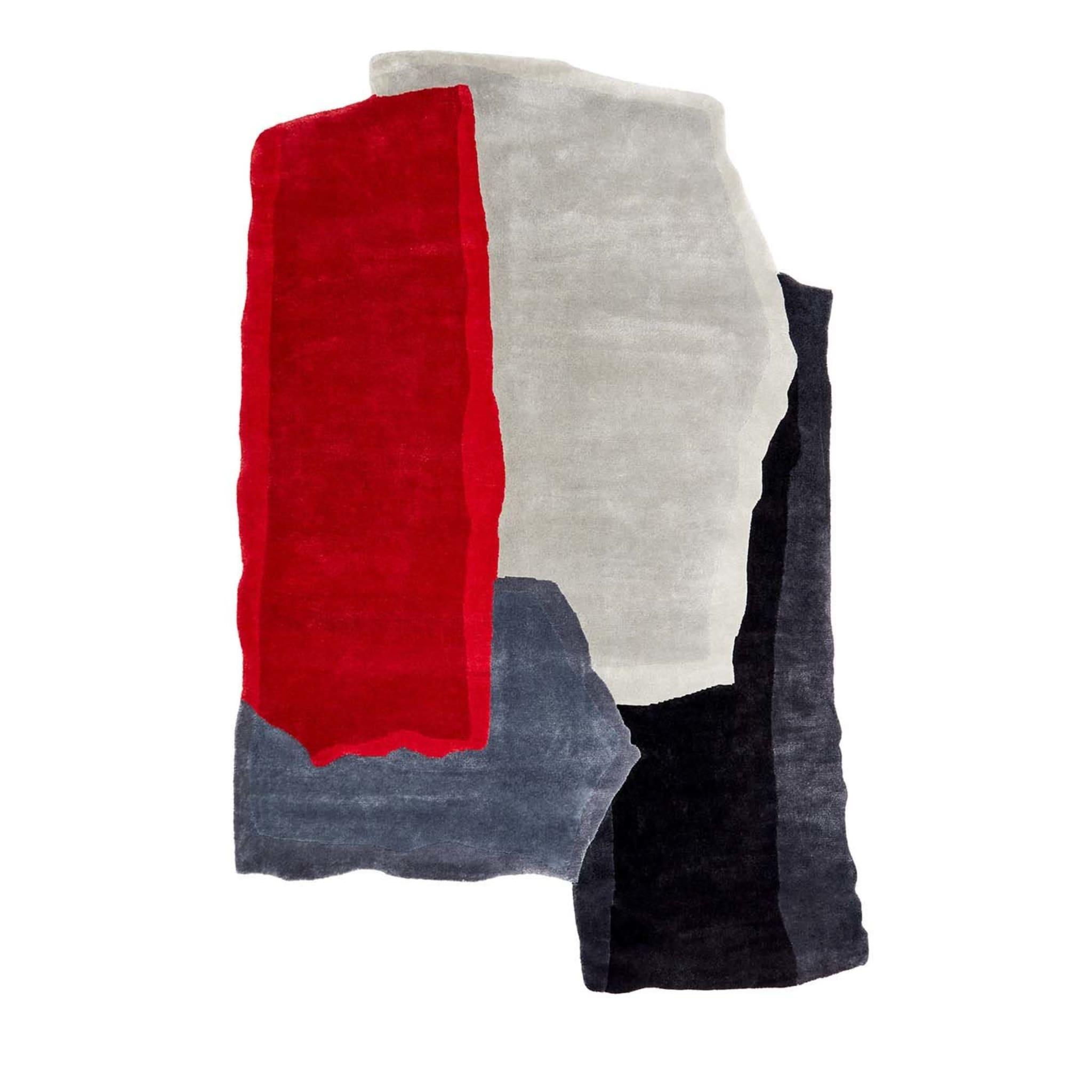 Patchwork Ripped-Look Multicoloured Rug by Joost van Bleiswijk - Limited Edition - Main view