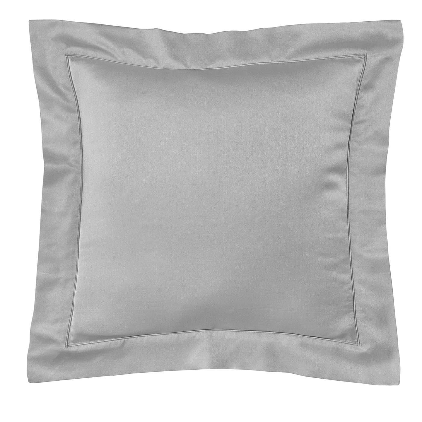 Solid Gray Pillow Case Olga Frua - Artemest