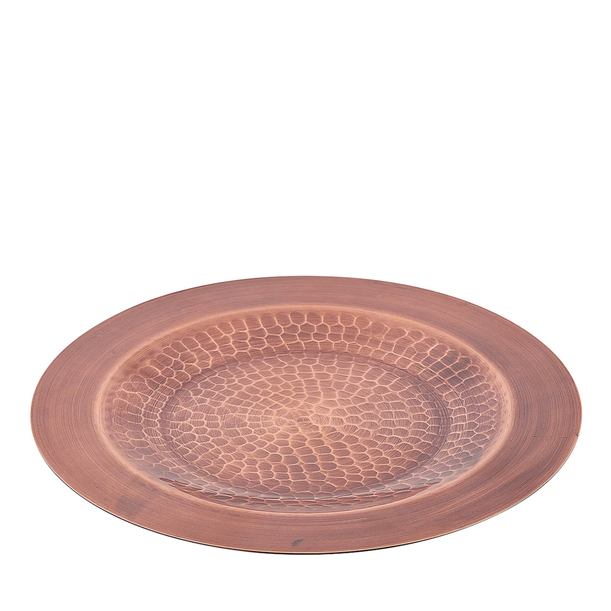 Burnished Copper Charger Plate - Main view