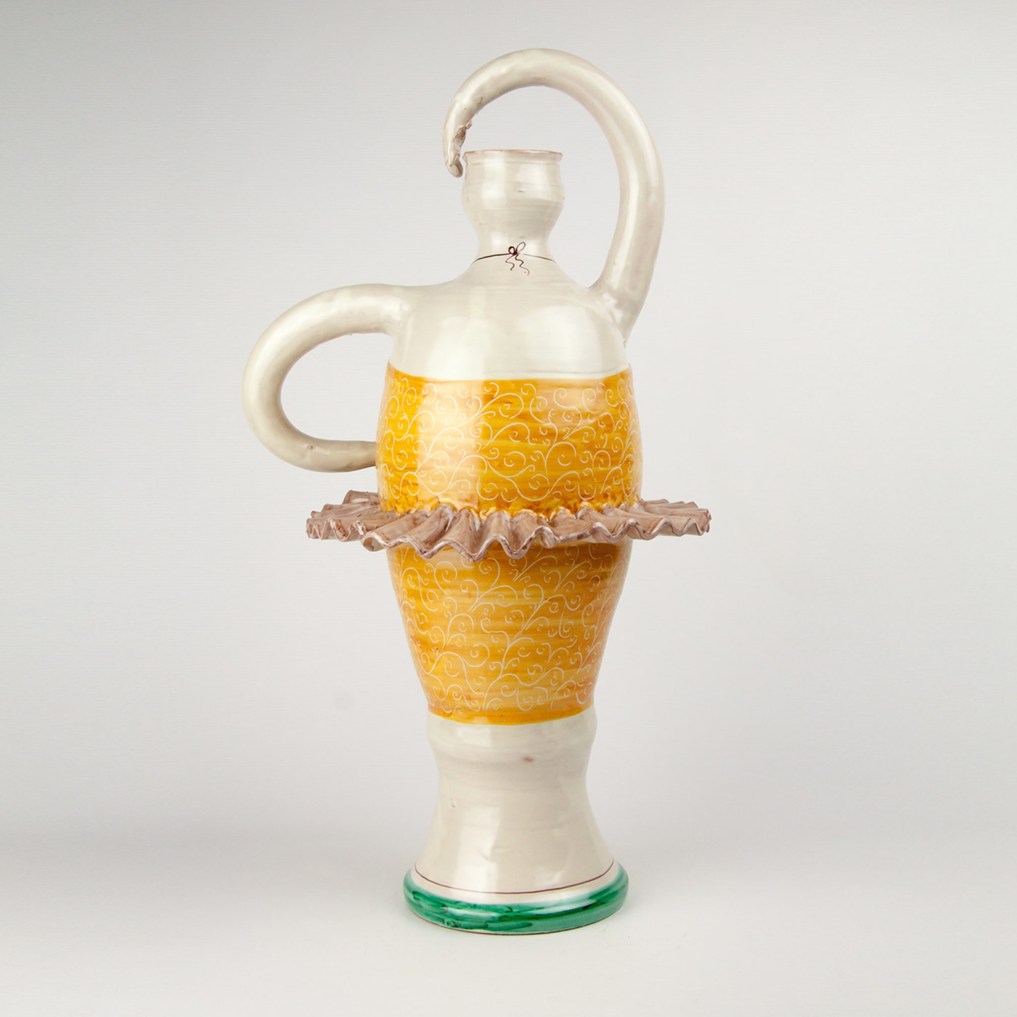 Ballerina Yellow Ceramic Vase - Alternative view 3