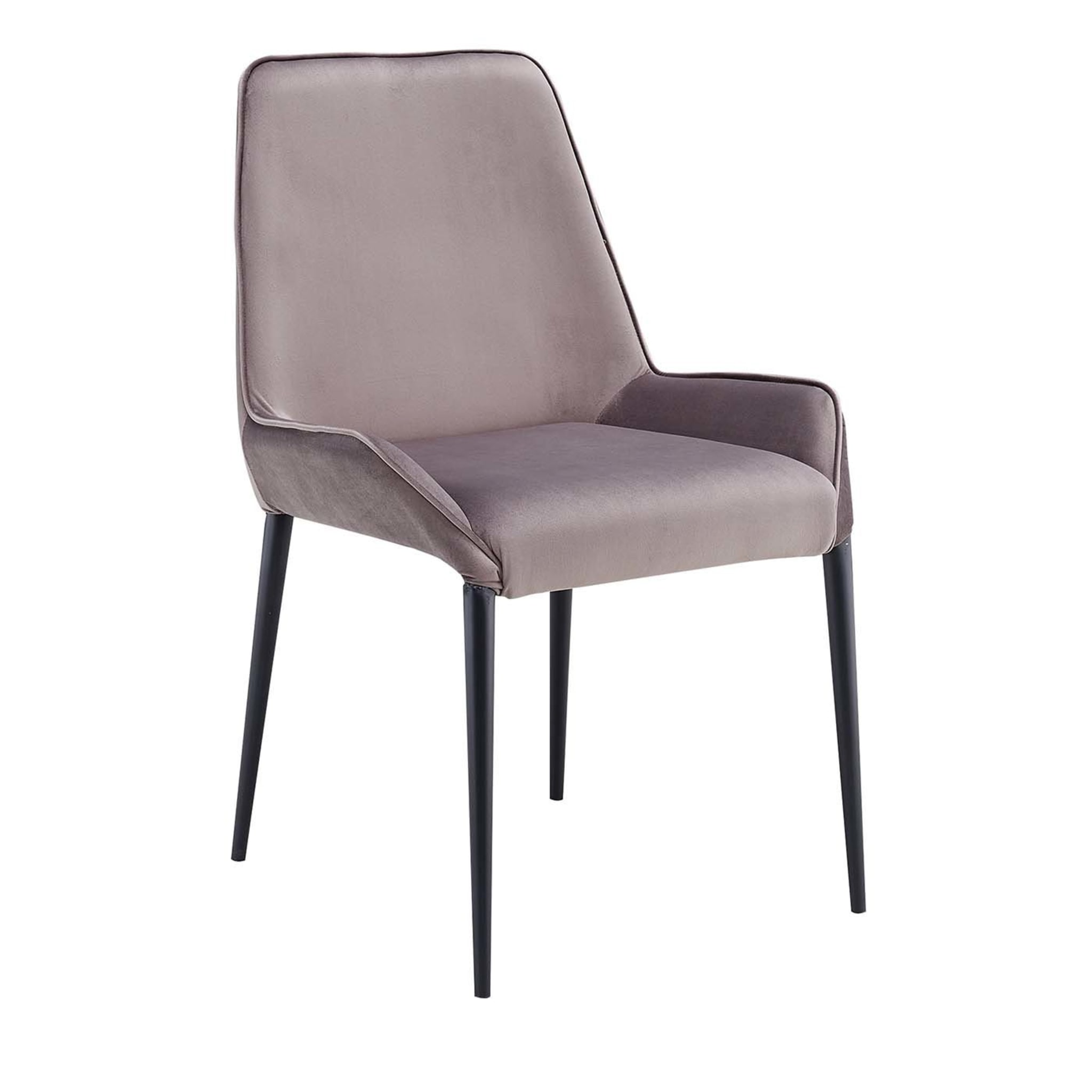 Melody M Dining Chair Gray and Black - Main view