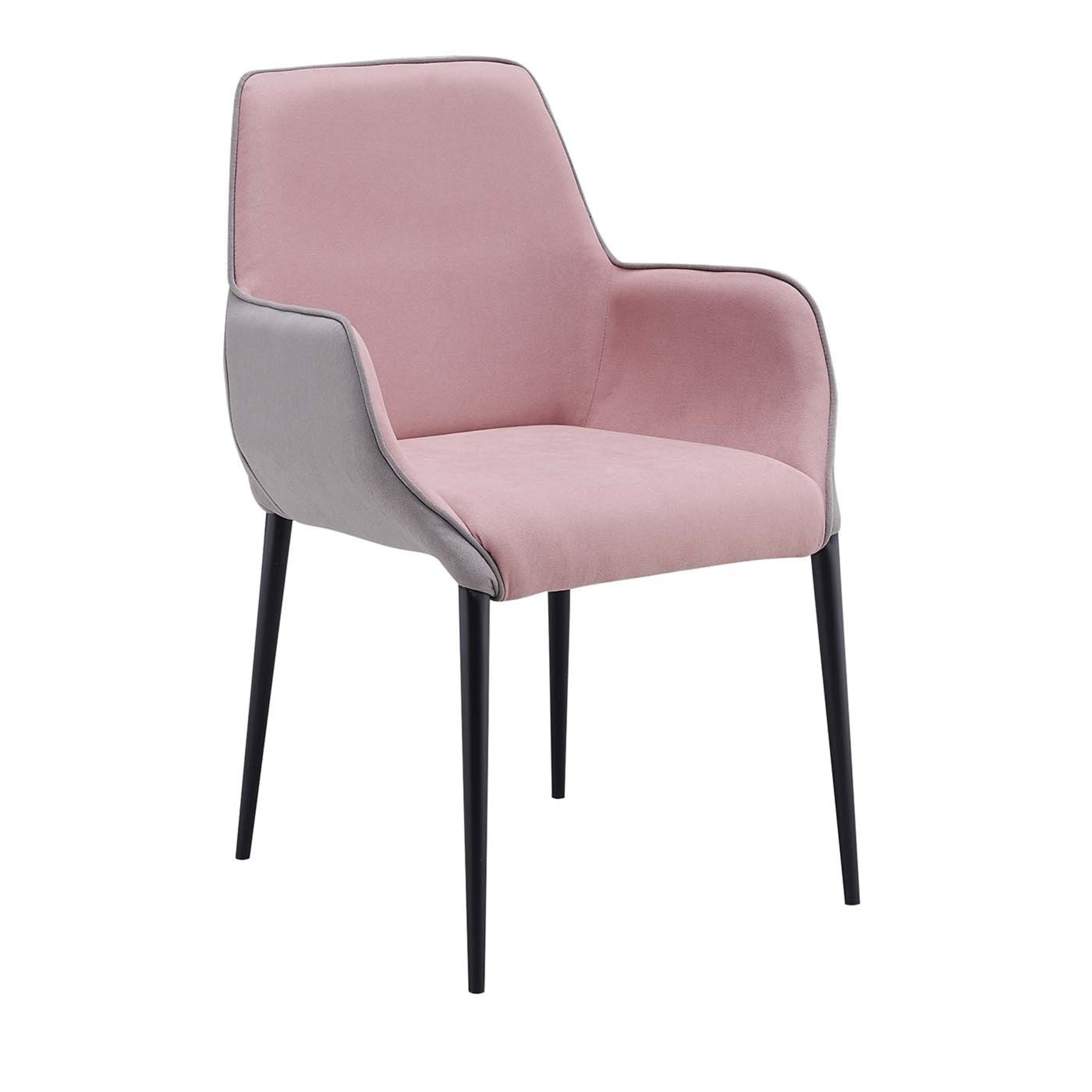 Melody PM Chair Pink and Gray - Main view