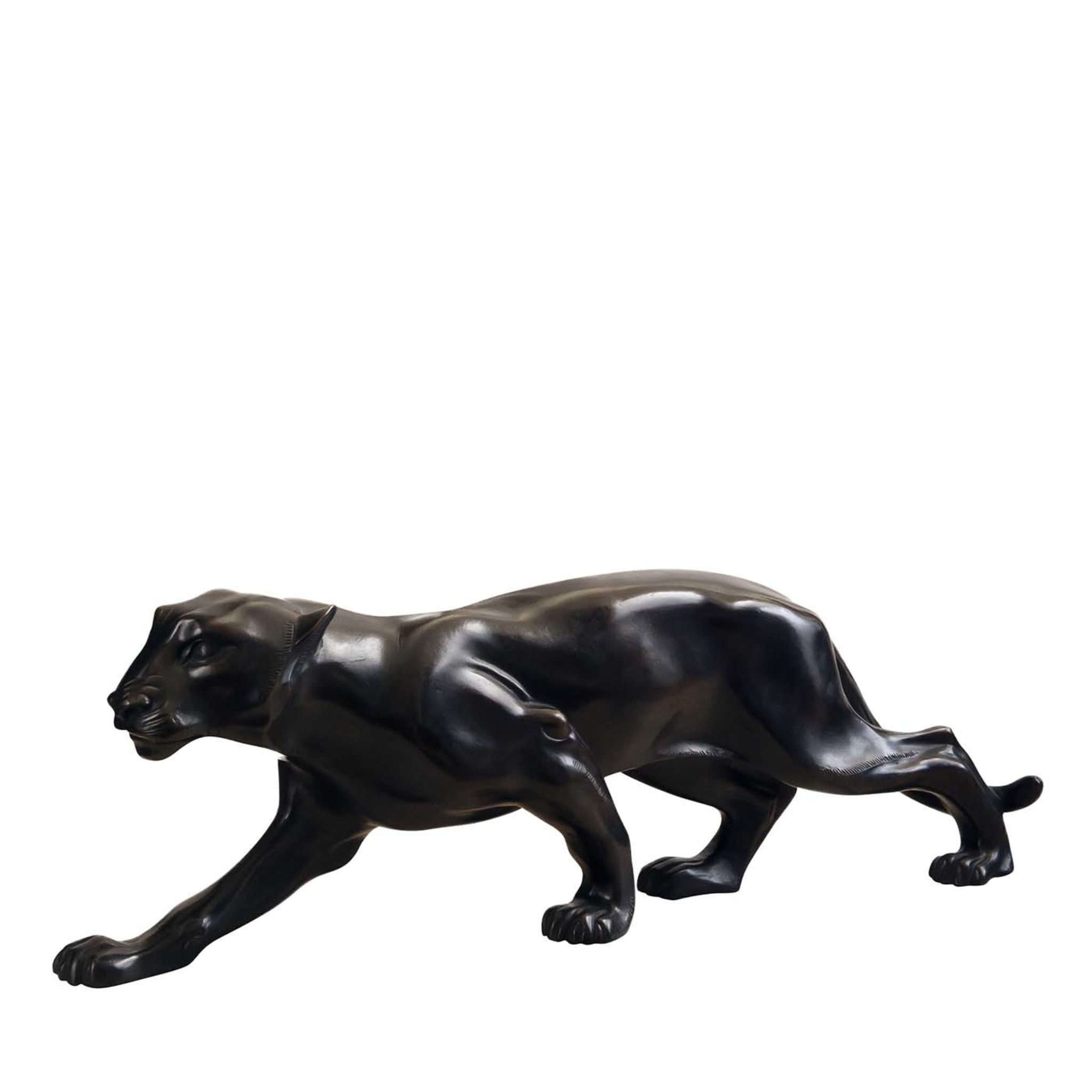 Schwarzer Panther Statuette - Hauptansicht