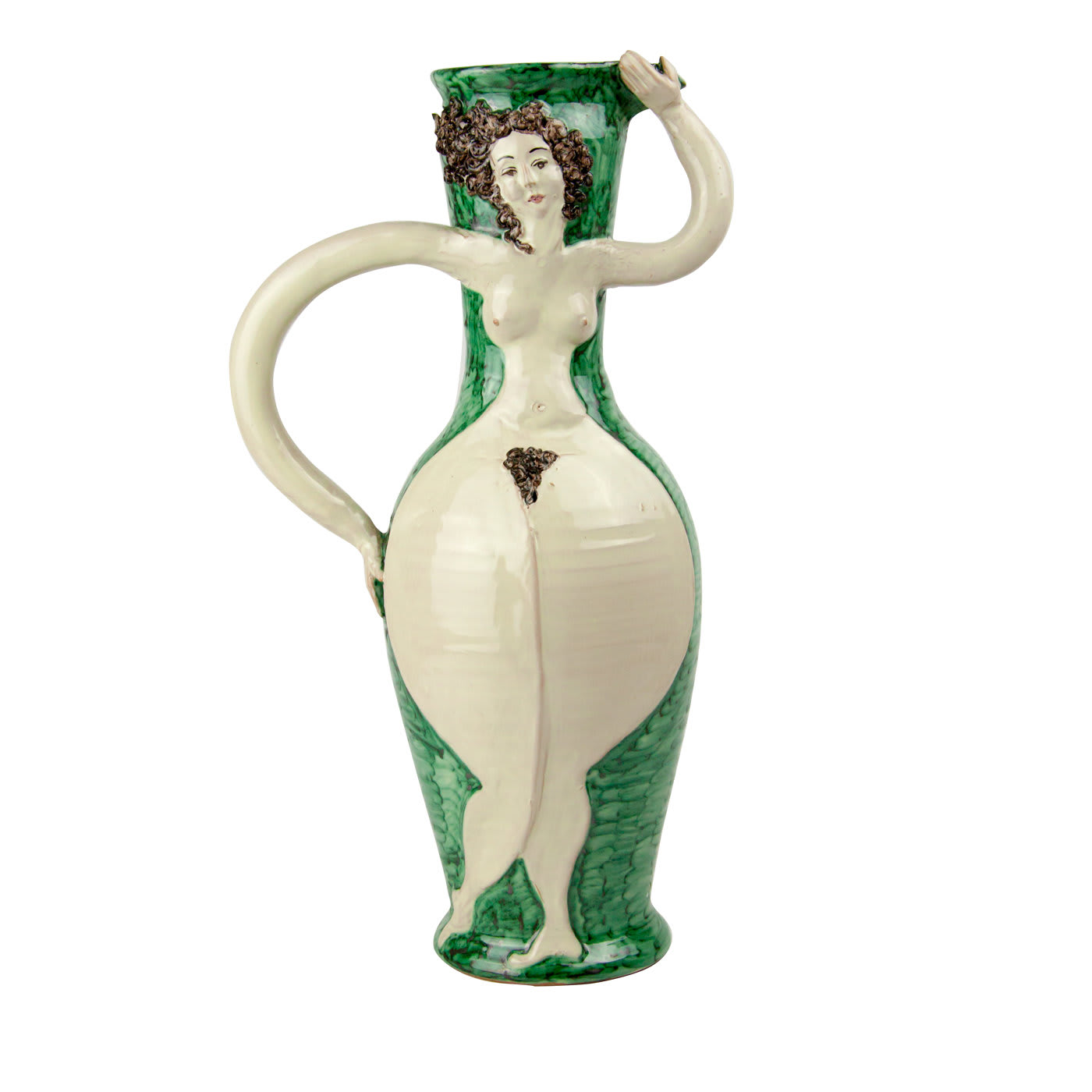 The Nude Pitcher Ceramic Vase - Alessandro Iudici