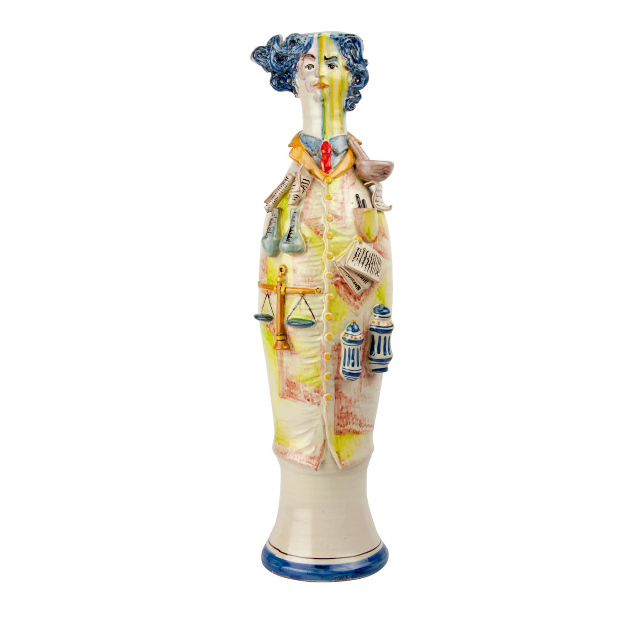 Apotheker-Keramik-Vase - Hauptansicht