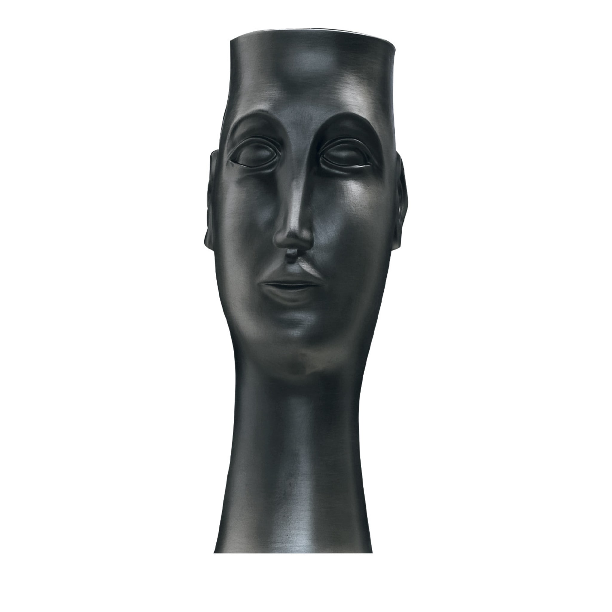 Sculpture Amal noir mat - Vue principale