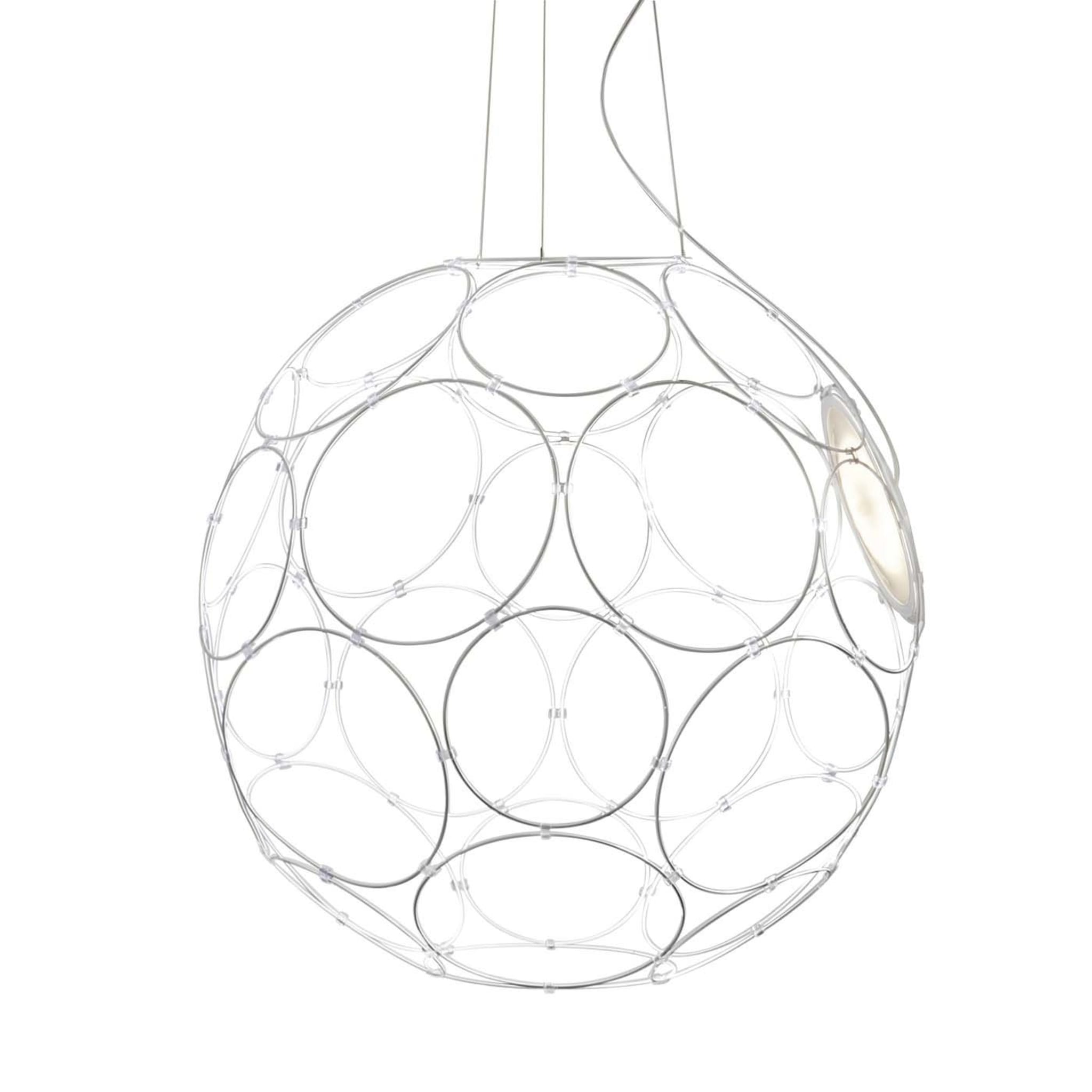Giro White Pendant Lamp by Formfjord Studio - Main view
