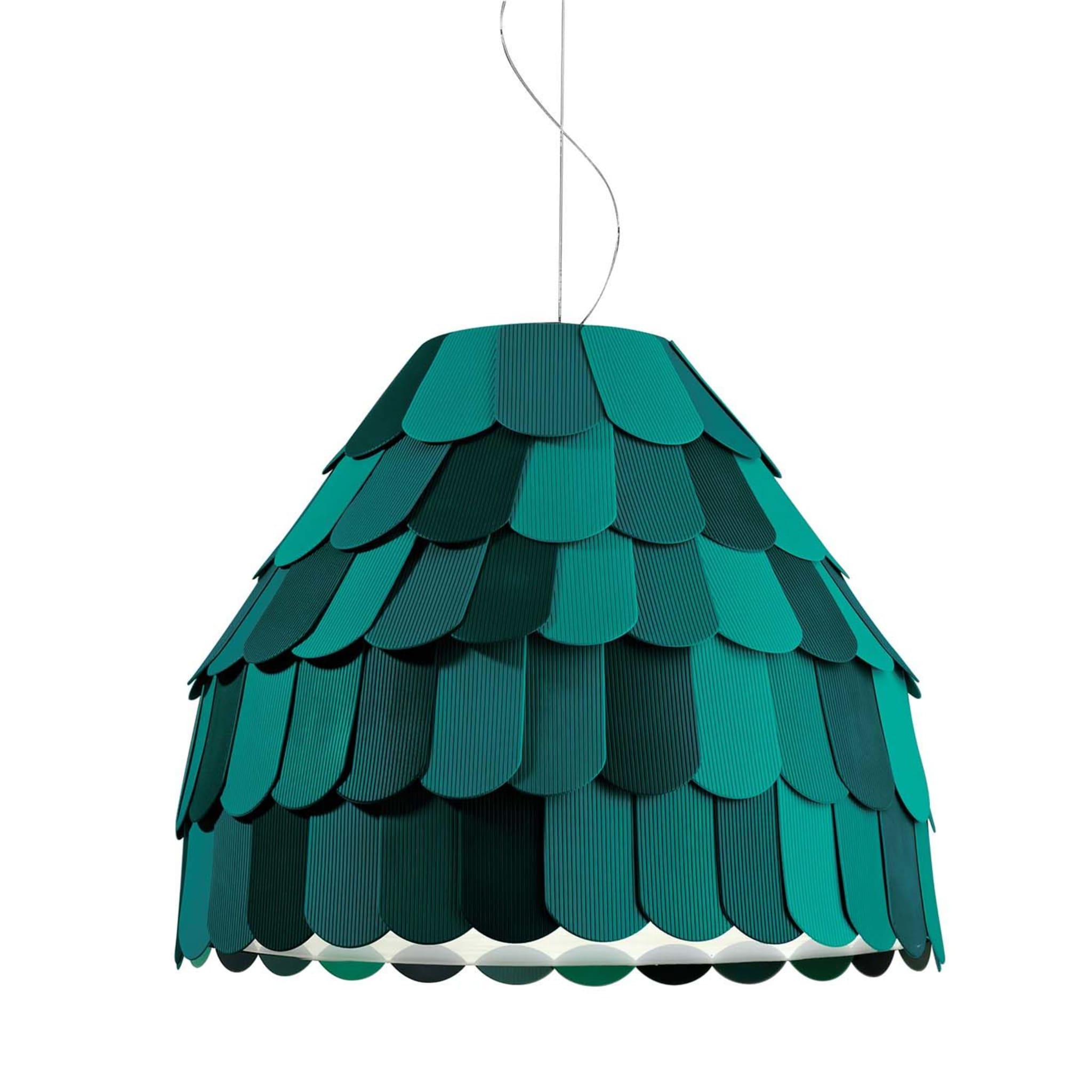 Roofer Green Pendant Lamp by Benjamin Hubert - Main view