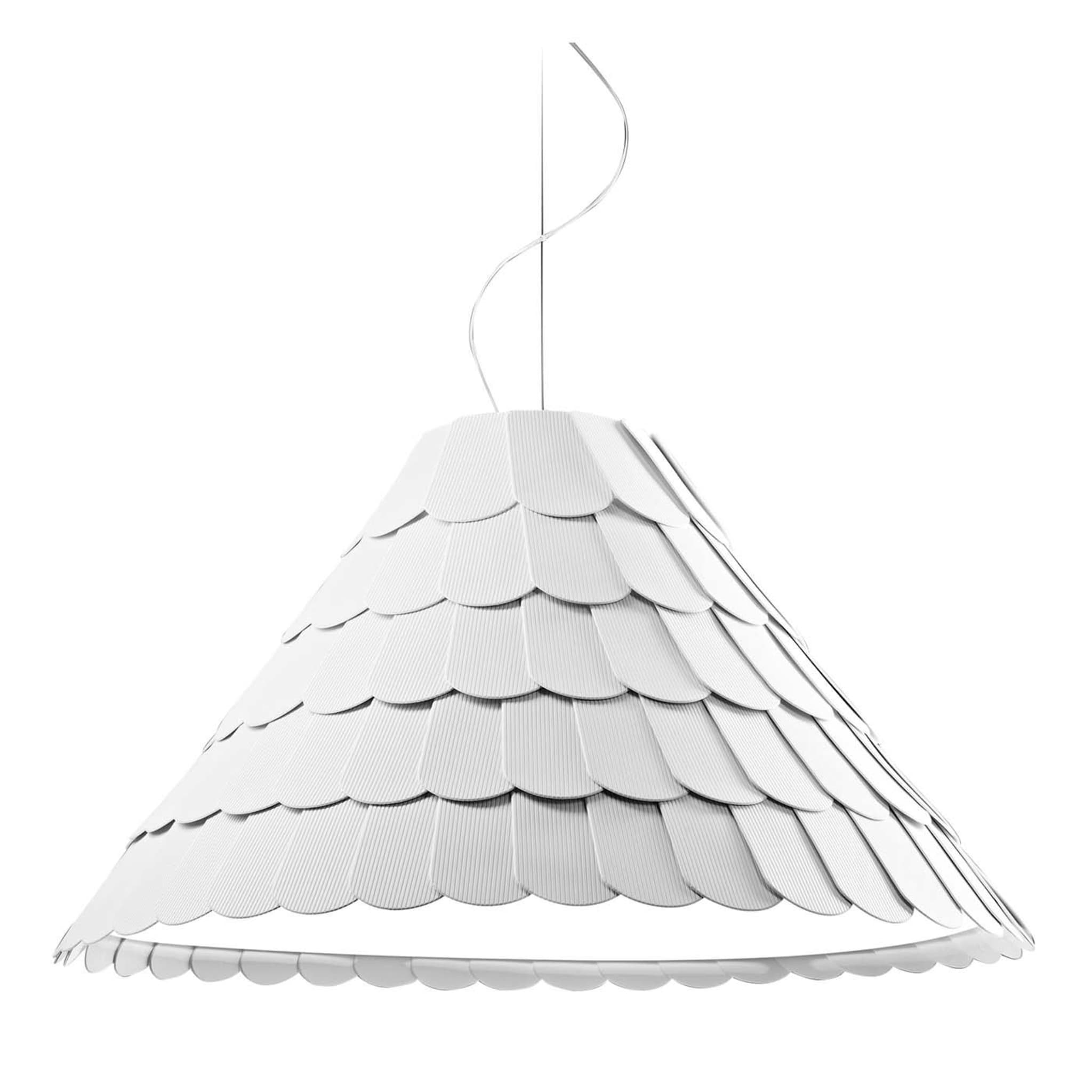 Roofer White Pendant Lamp #1 by Benjamin Hubert  - Main view