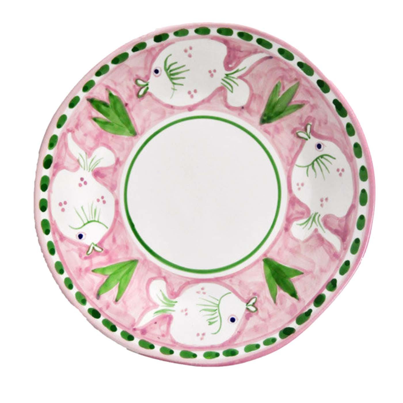 Poseidon Set of 2 Round Pink Charger Plates 38cm - Arcucci Handmade