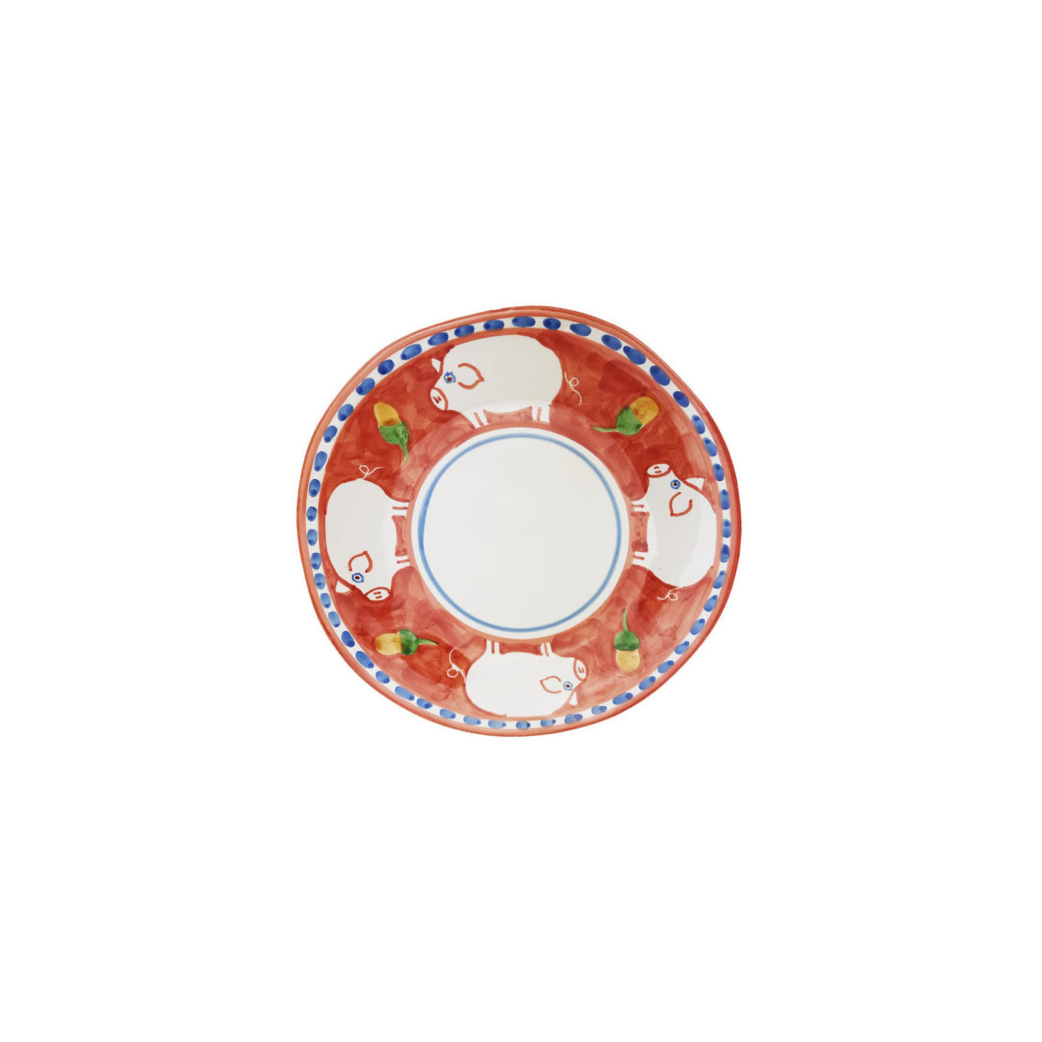 Cortile 18-Piece Red Plate Setting - Alternative view 1