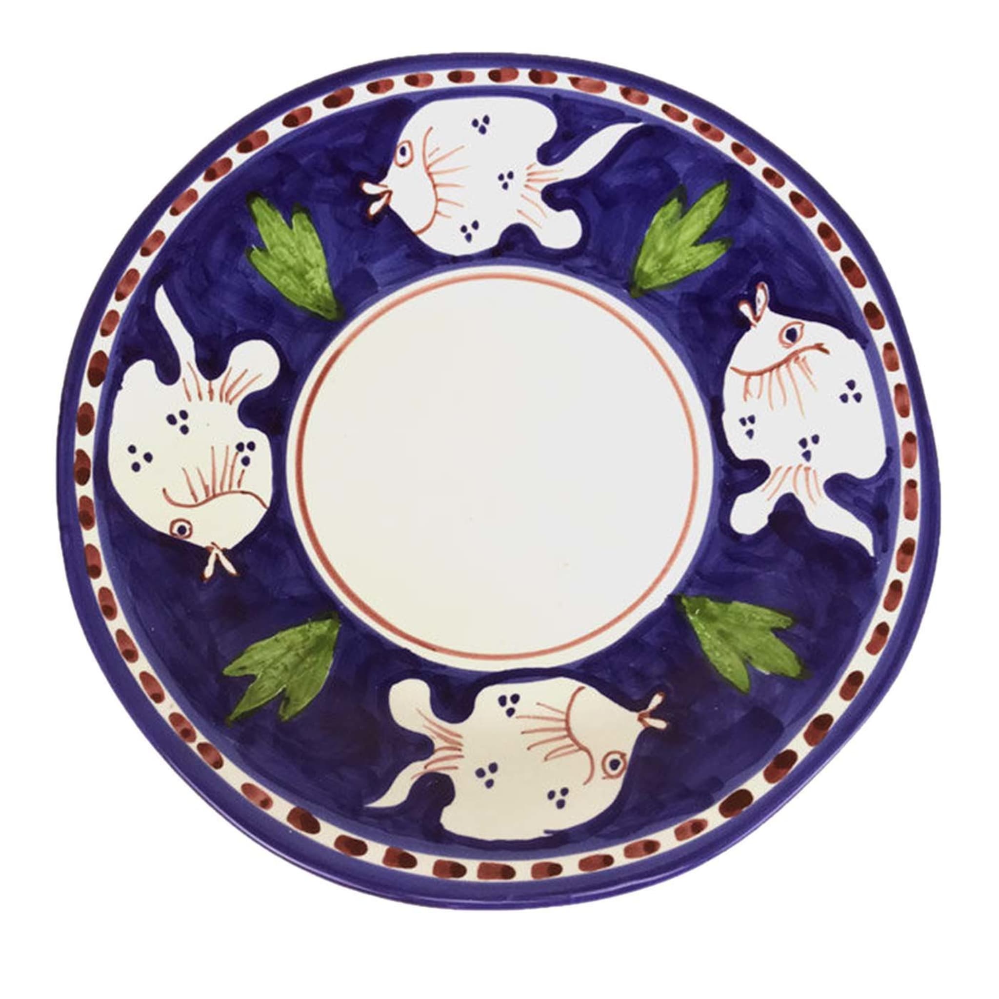 Poseidon Set of 6 Round Blue Charger Plates 38cm - Main view