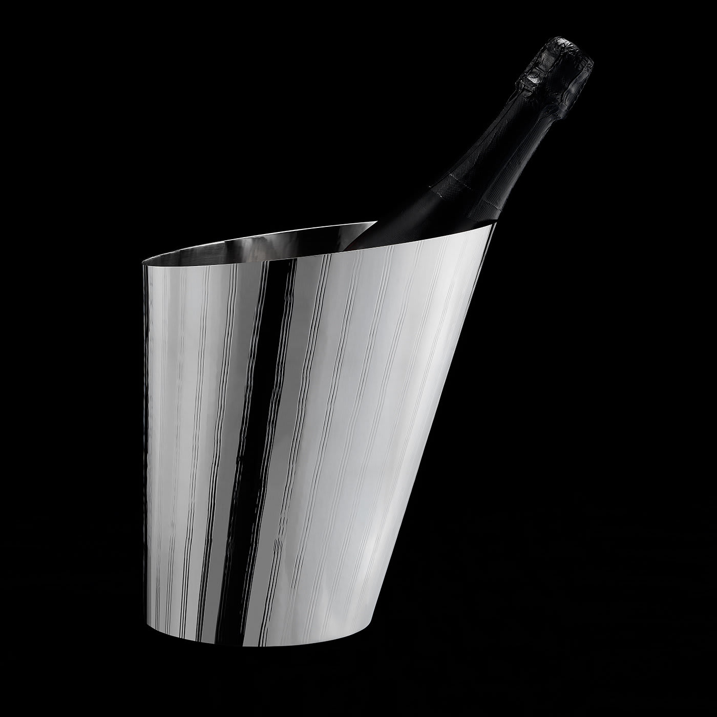Vie Silver Champagne Bucket - Zanetto