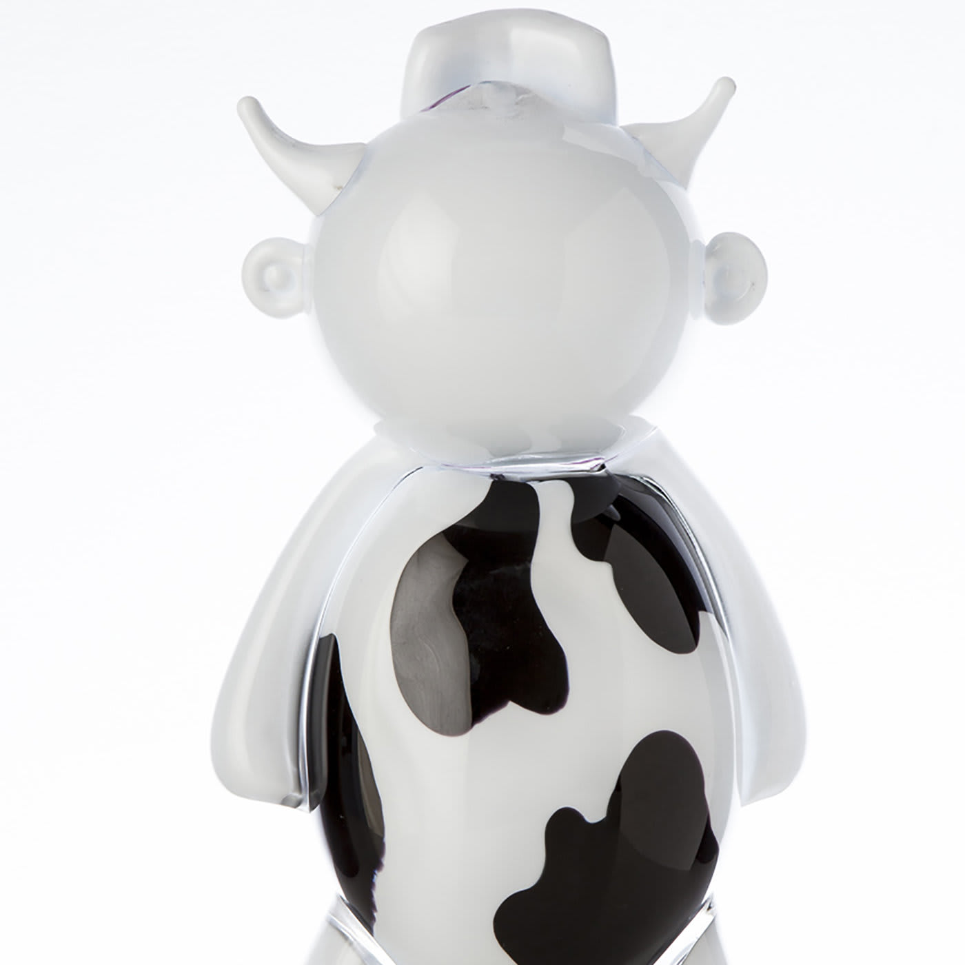 Nurse Cow Pop Comic Sculpture - Wave Murano Glass by Roberto Beltrami