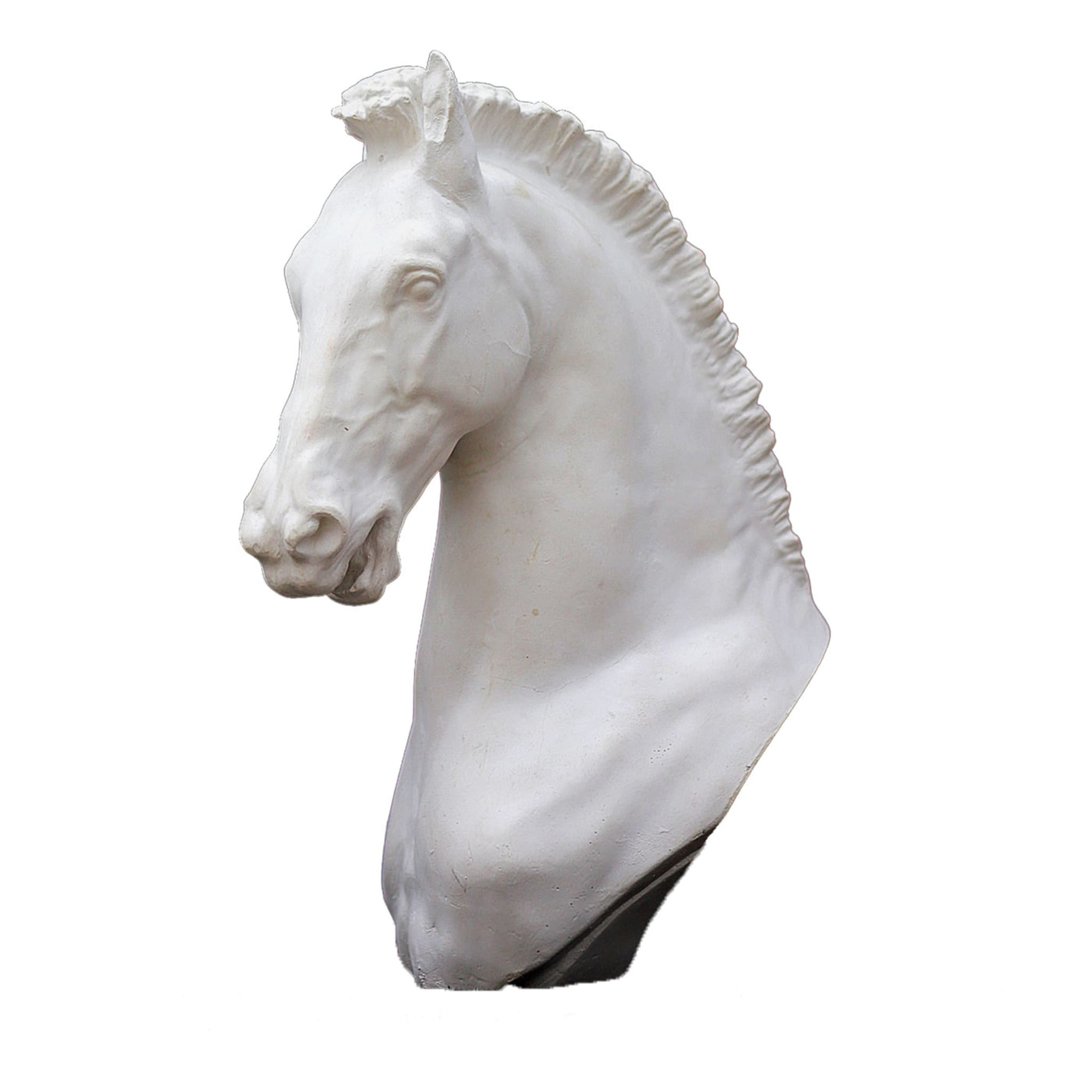 Sculpture de tête de cheval - Vue principale