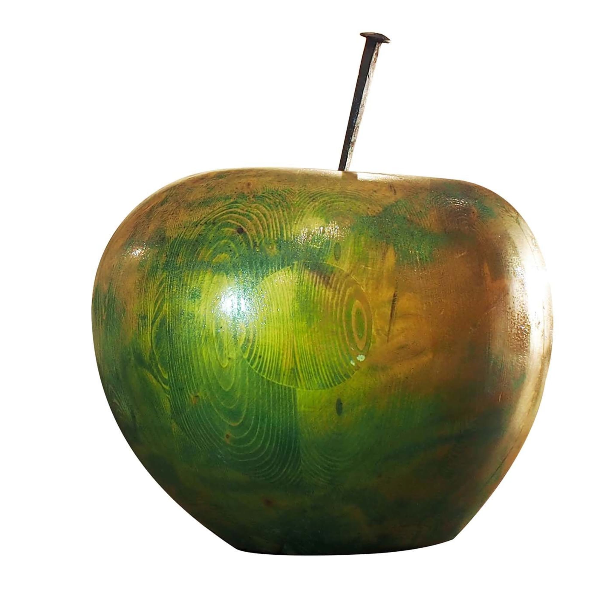 Manzana verde descolorida - Vista principal