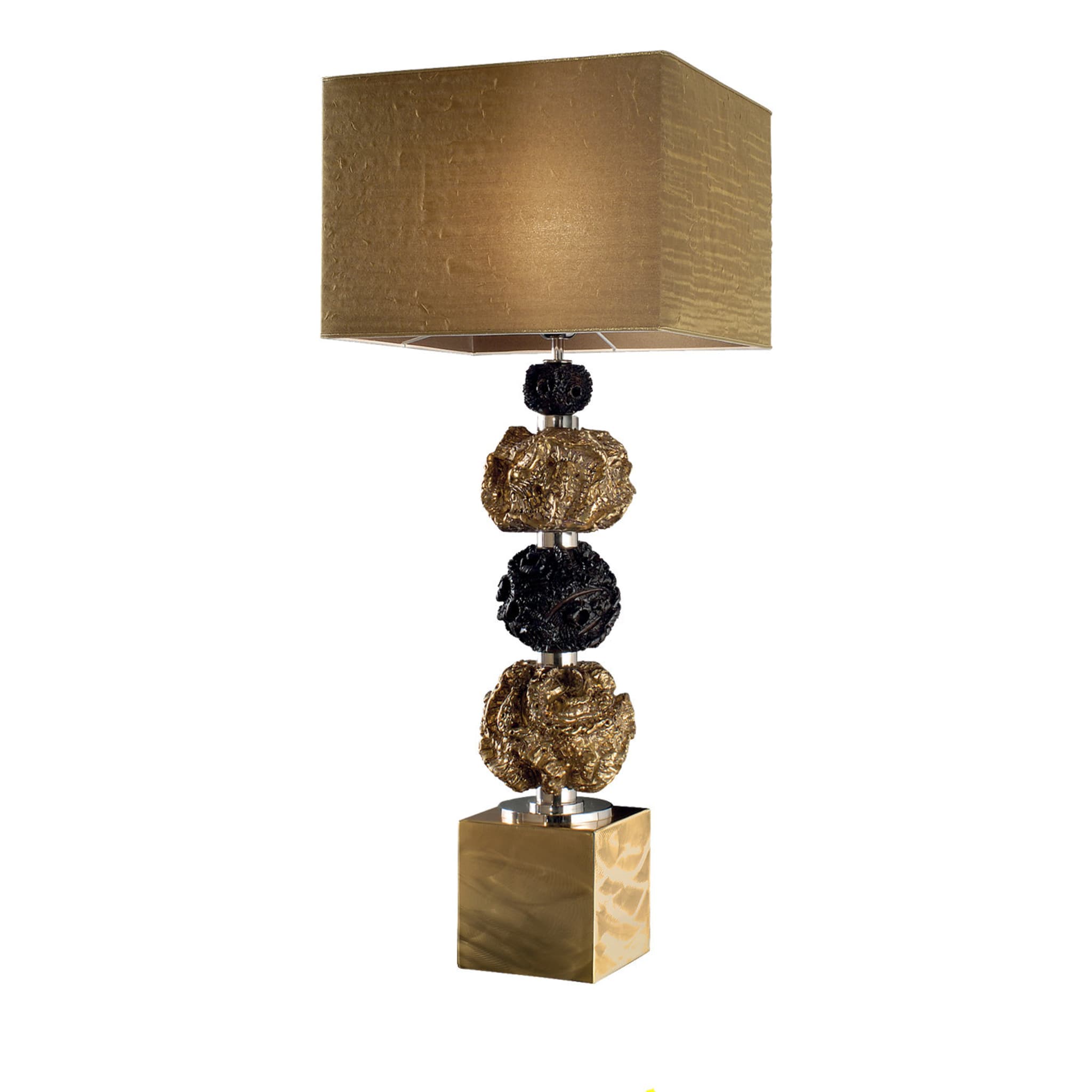 CL1833 Gold Plated Triple Globe Lamp - Main view