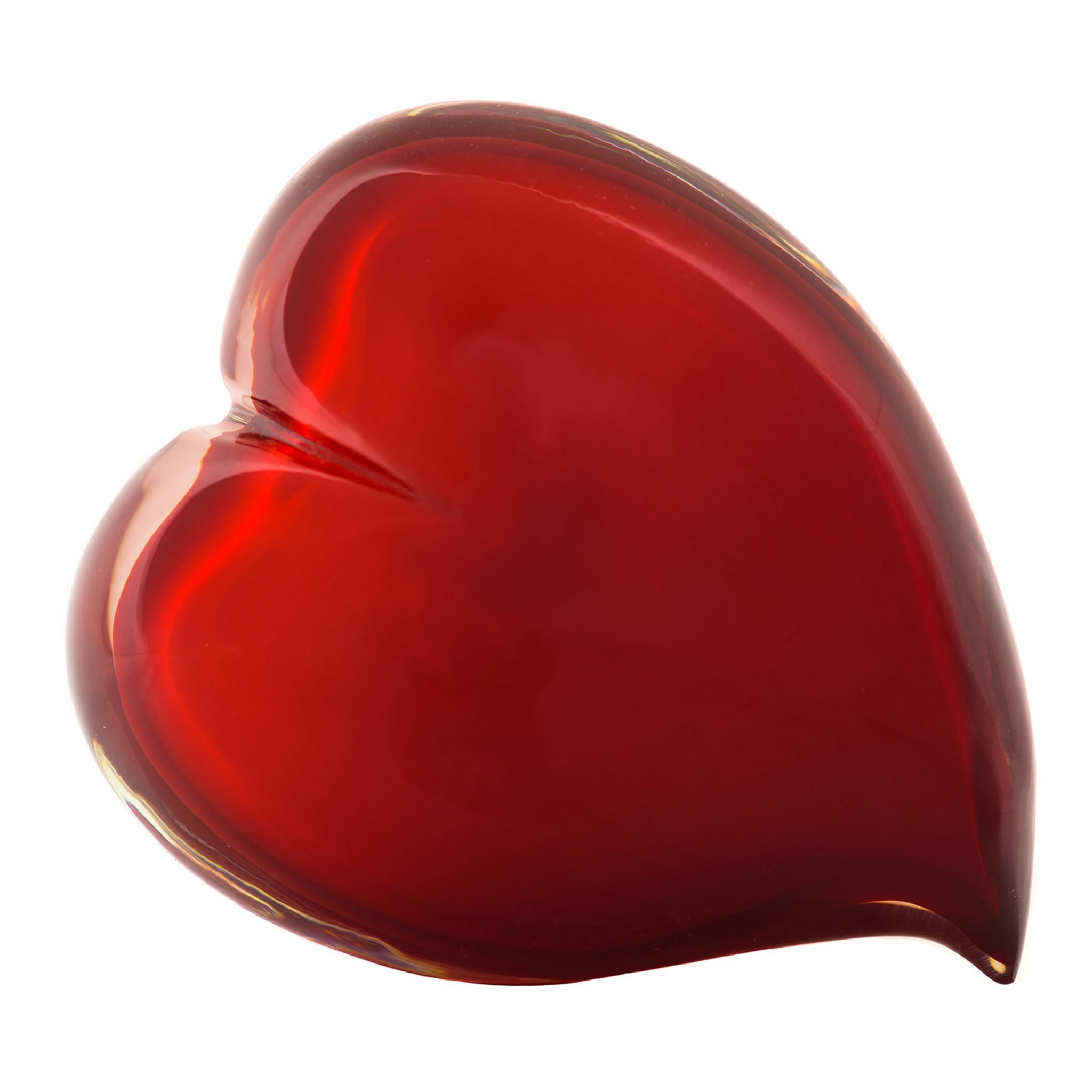 Cuore Amore Red Murano Sculpture - Main view