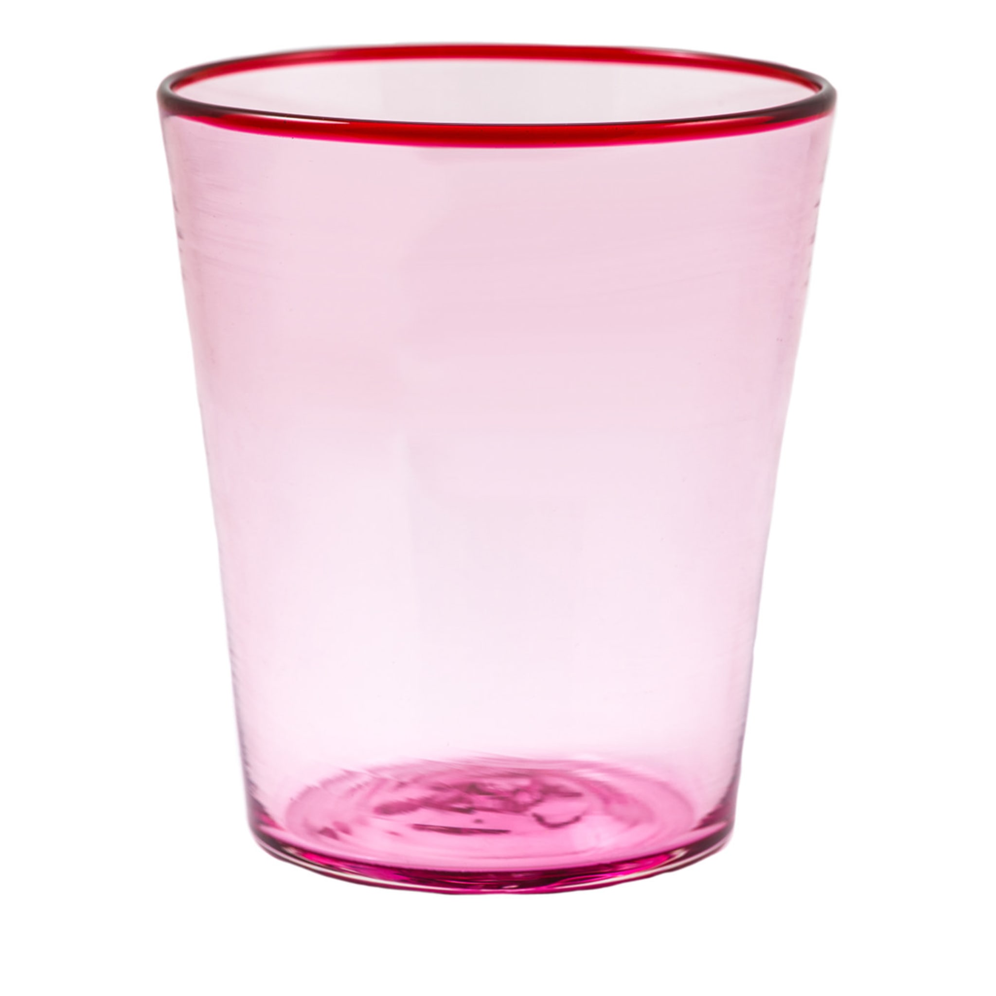 Set of 6 Rose Murano Water Glasses - Main view