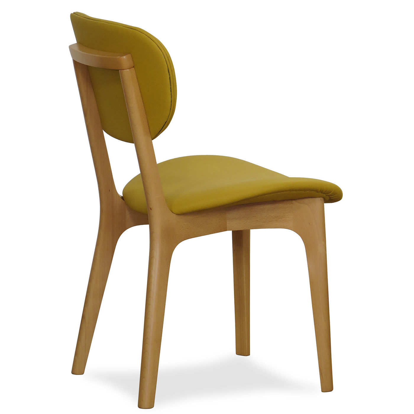 Cozy Set of 2 Mustard Chairs by Giacomo Cattani - BP Sedie
