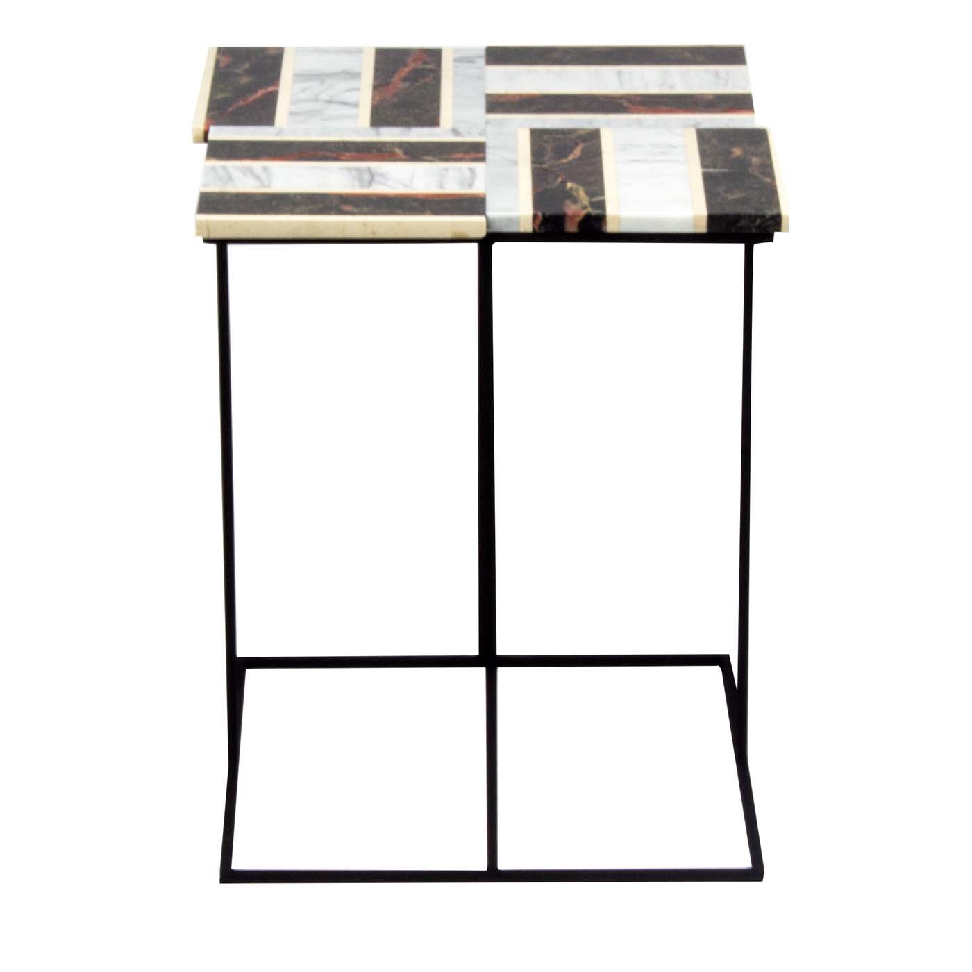 Intarsio Side Table with Inlay - Di Froscia Marmi