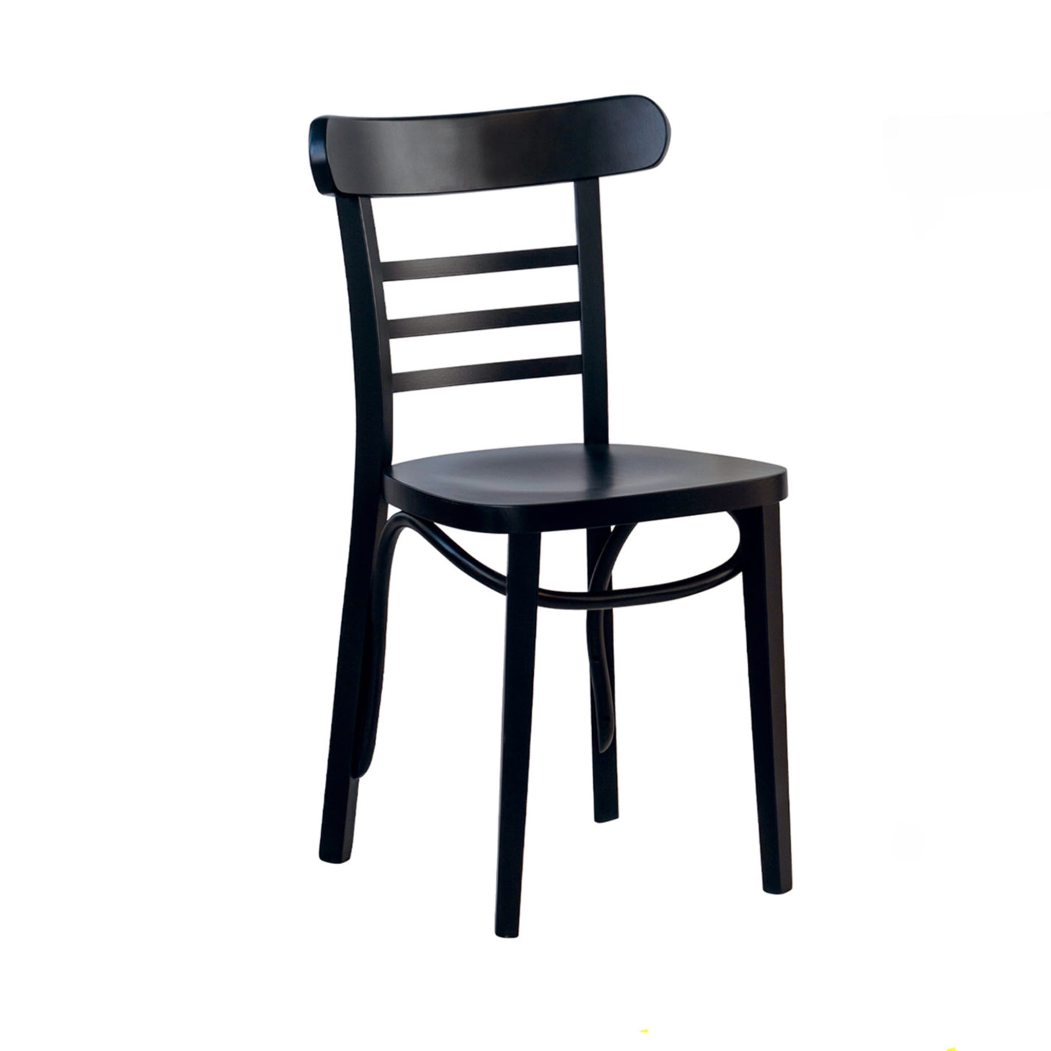 Set of 2 Black Ladder Chairs - Main view