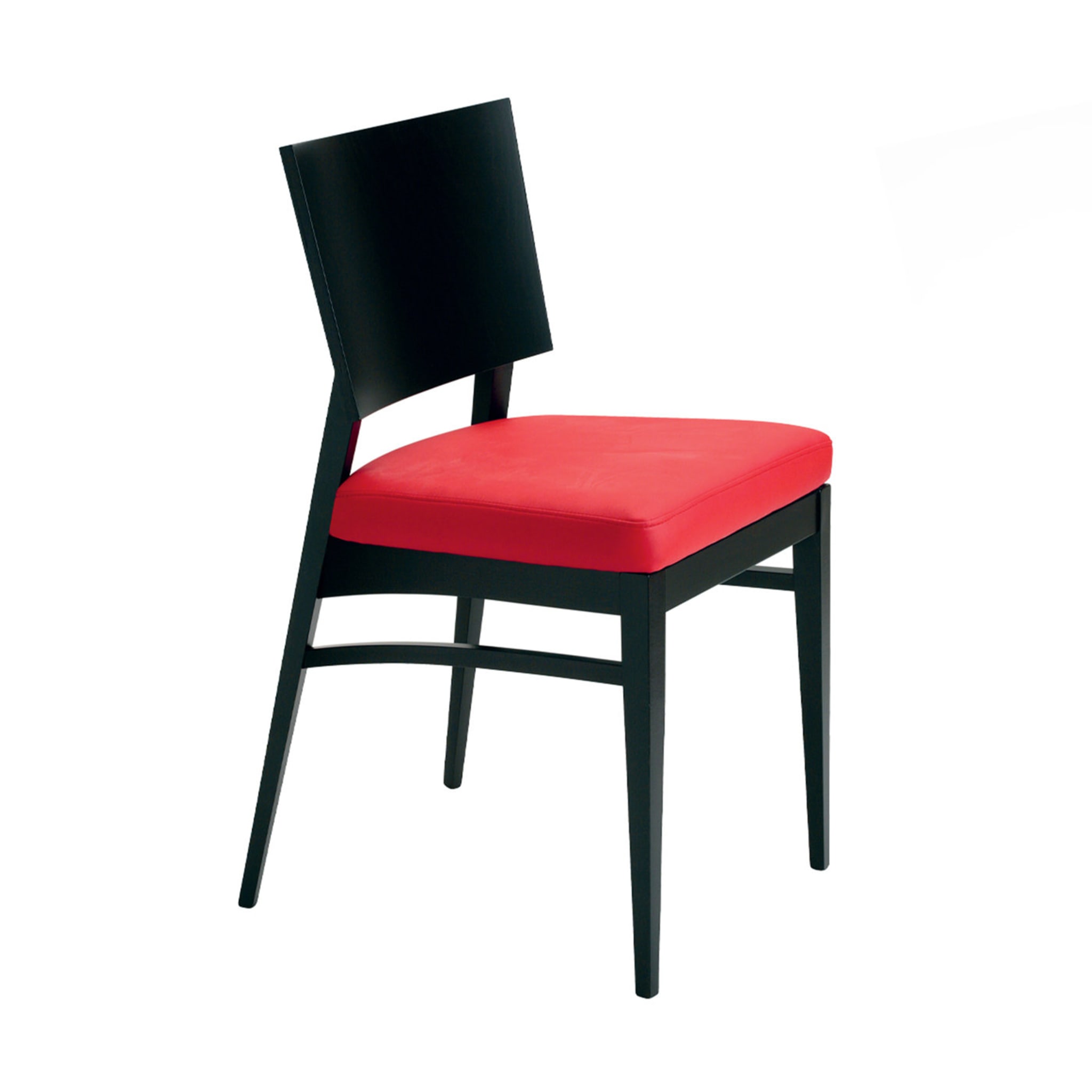 Crono - Ensemble de 2 chaises rouges et noires - Vue principale