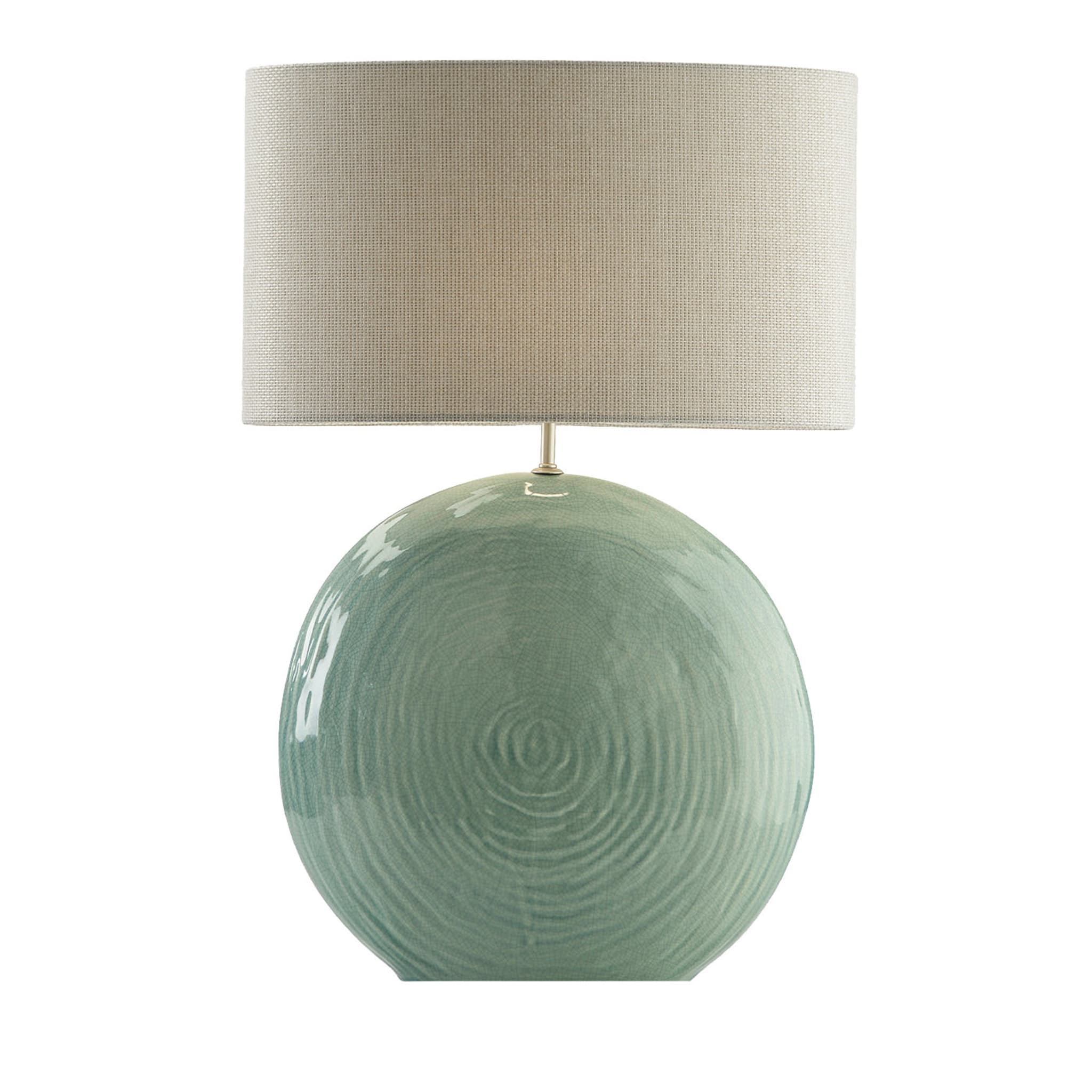 Orus Ceramic Table Lamp Green - Main view