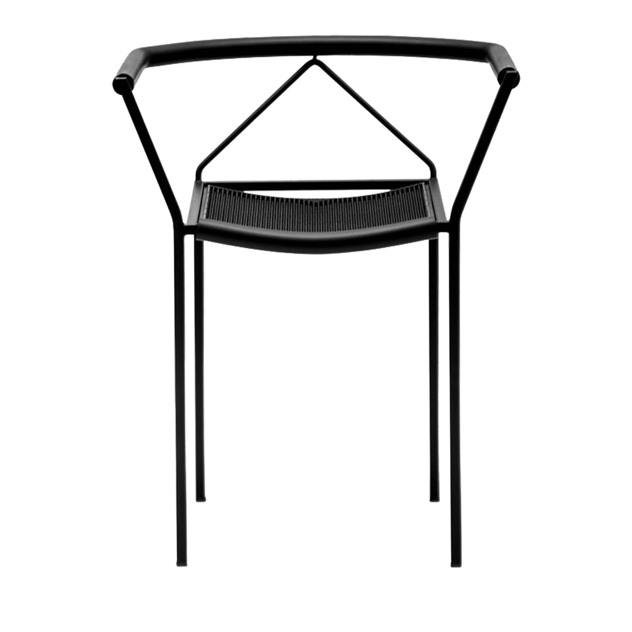 Chaise en métal noir Poltroncina - Vue principale