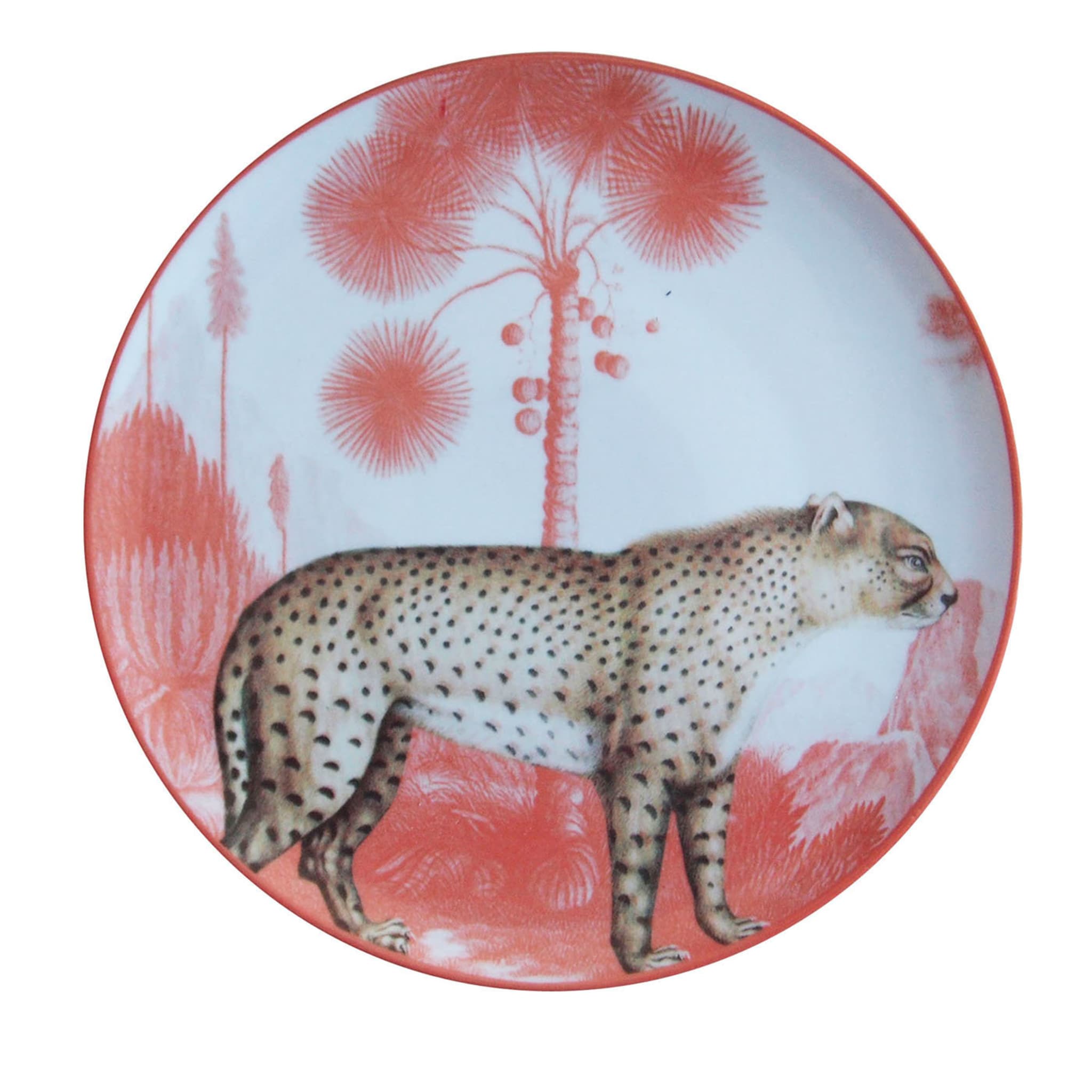 Tiger Menagerie Ottomane Porcelain Dinner Plate - Main view