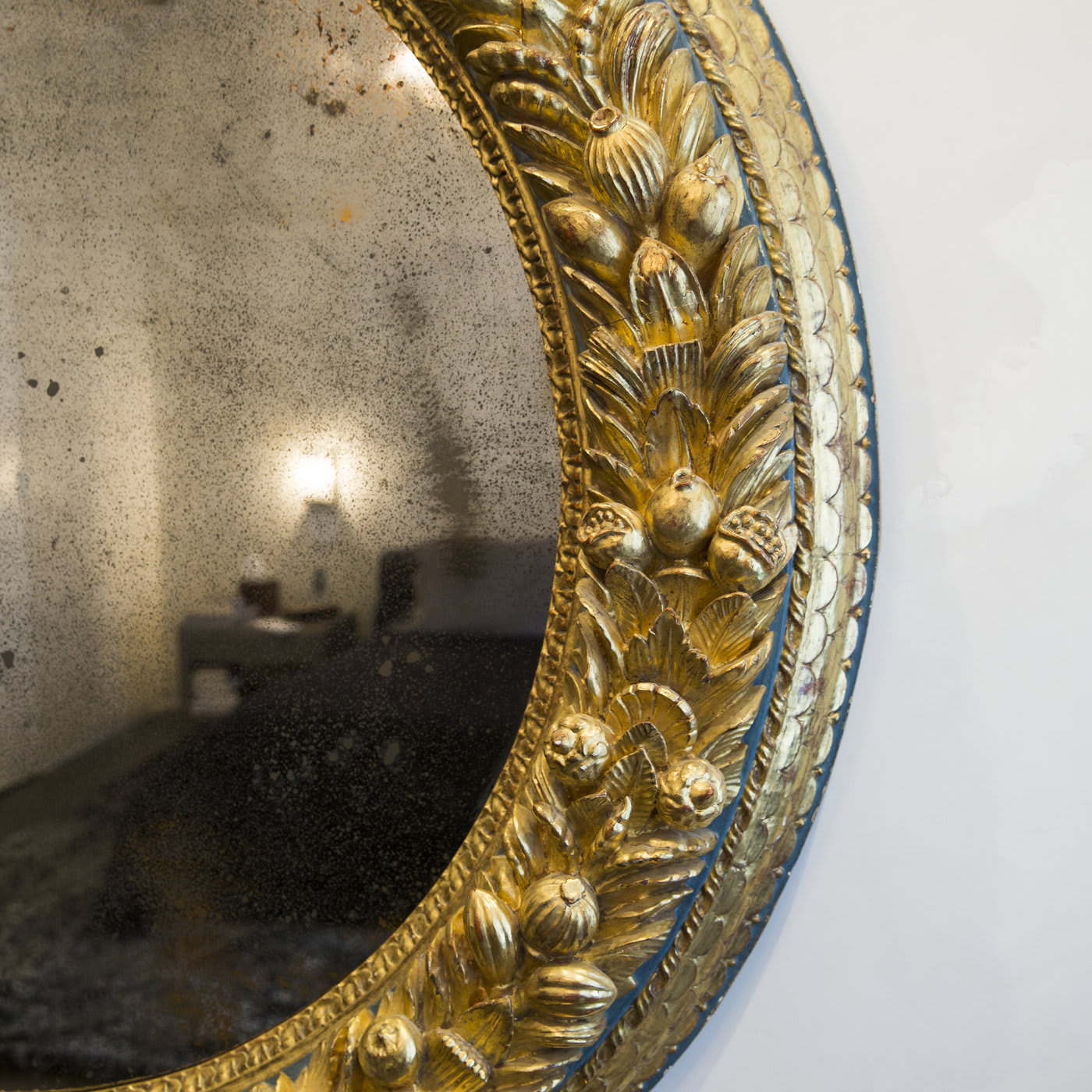 Frutta d'Oro Carved Wood Mirror - Daniele Nencioni