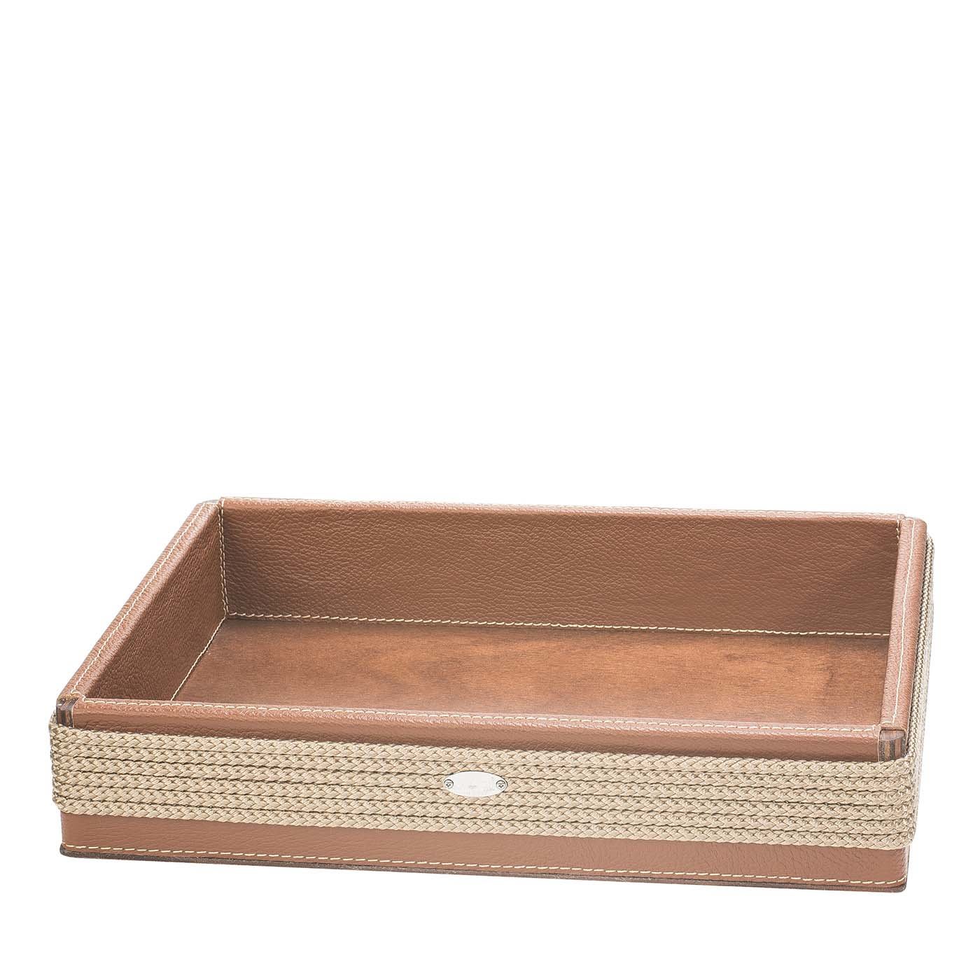 Beige Tray with Compartments - Marricreo