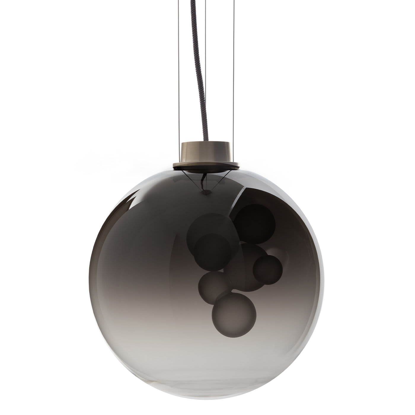 Black Soap Sphere Pendant Ceiling Light - Melogranoblu