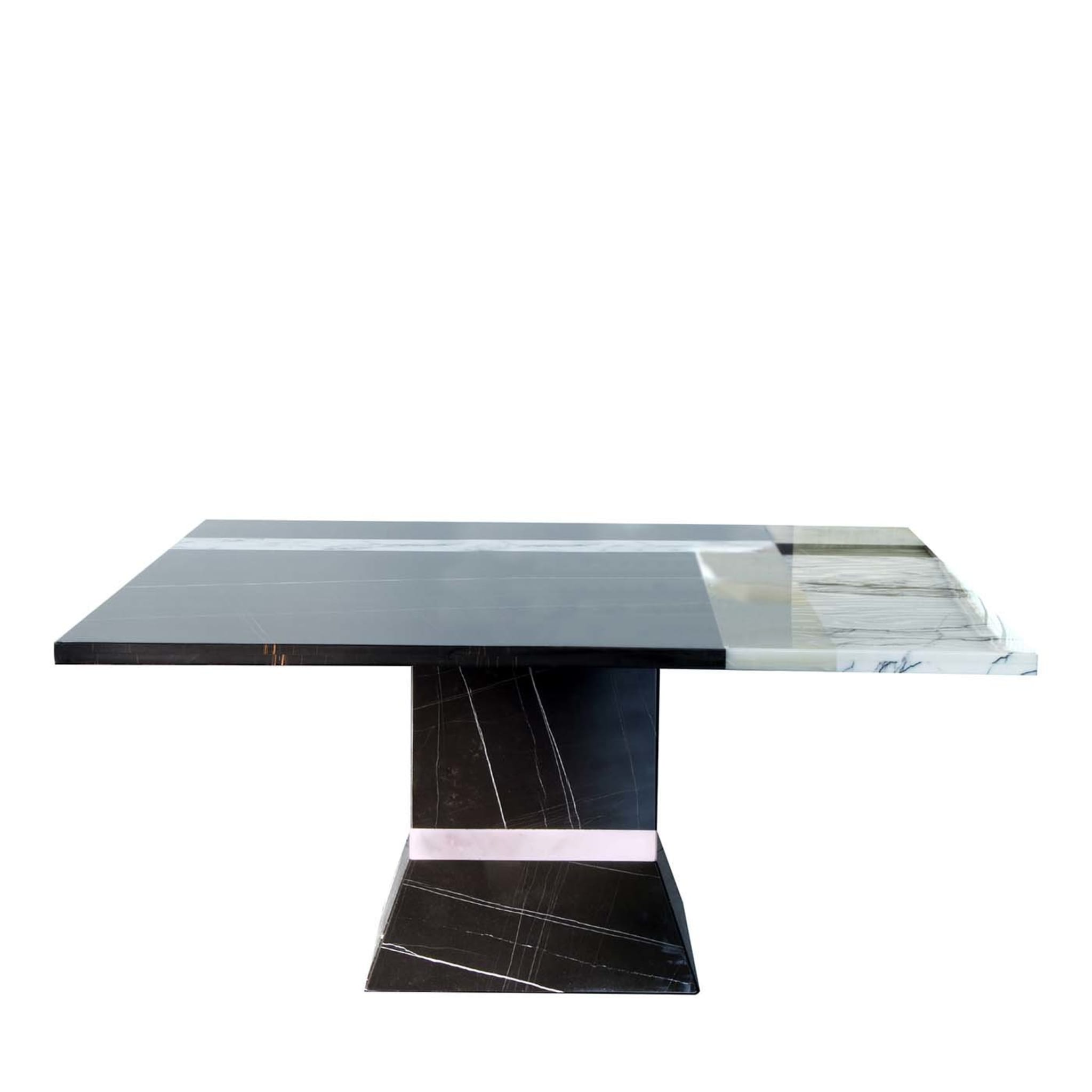 Table en marbre Pride Sahara Noir de Giorgio Soressi - Vue principale