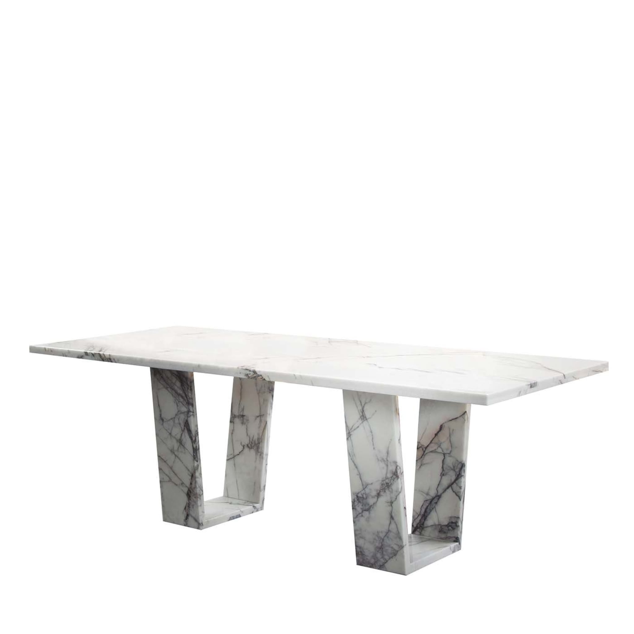 Tavolo da pranzo Sunny in marmo di Giorgio Soressi - Vista principale