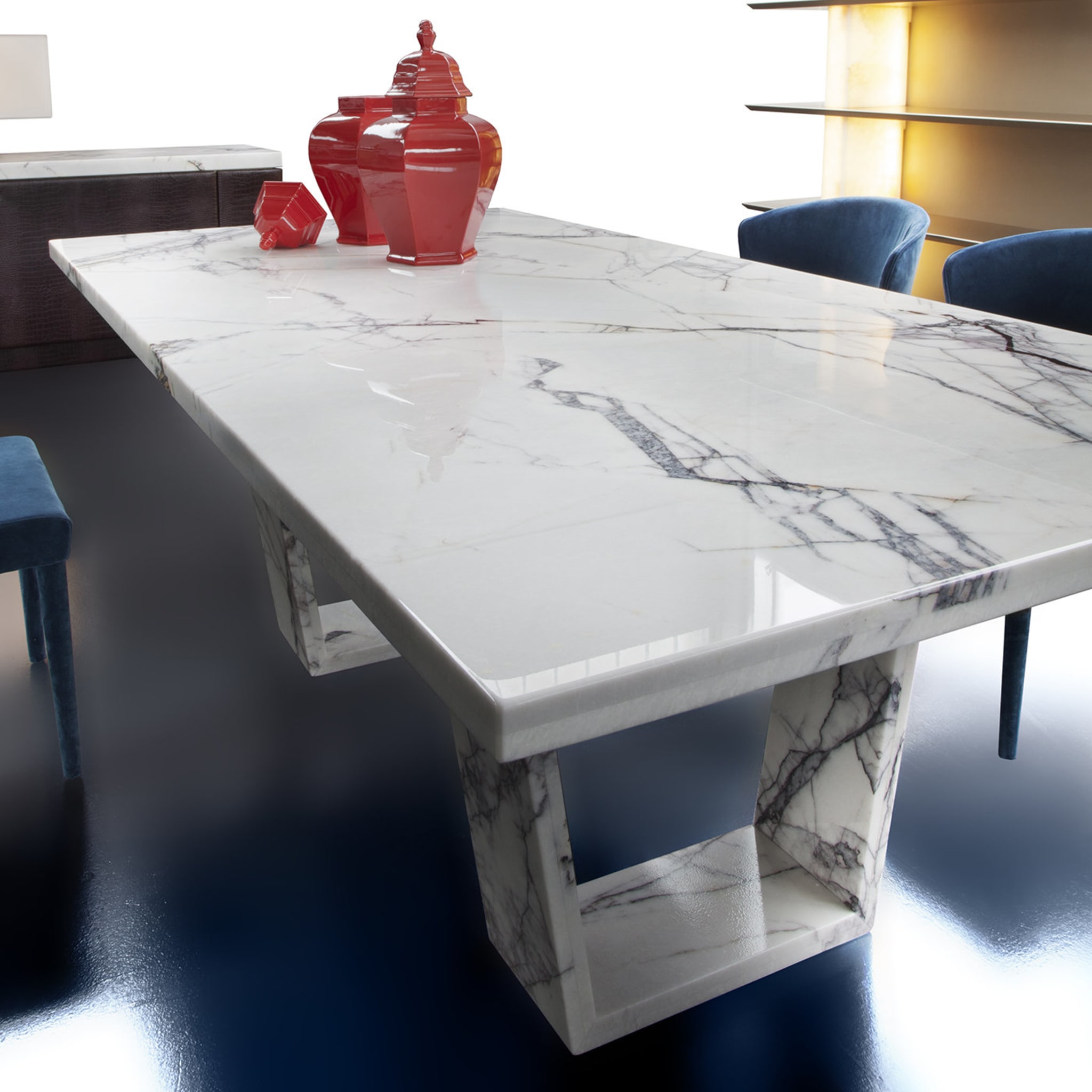 Table de salle à manger Sunny en marbre de Giorgio Soressi - Vue alternative 1