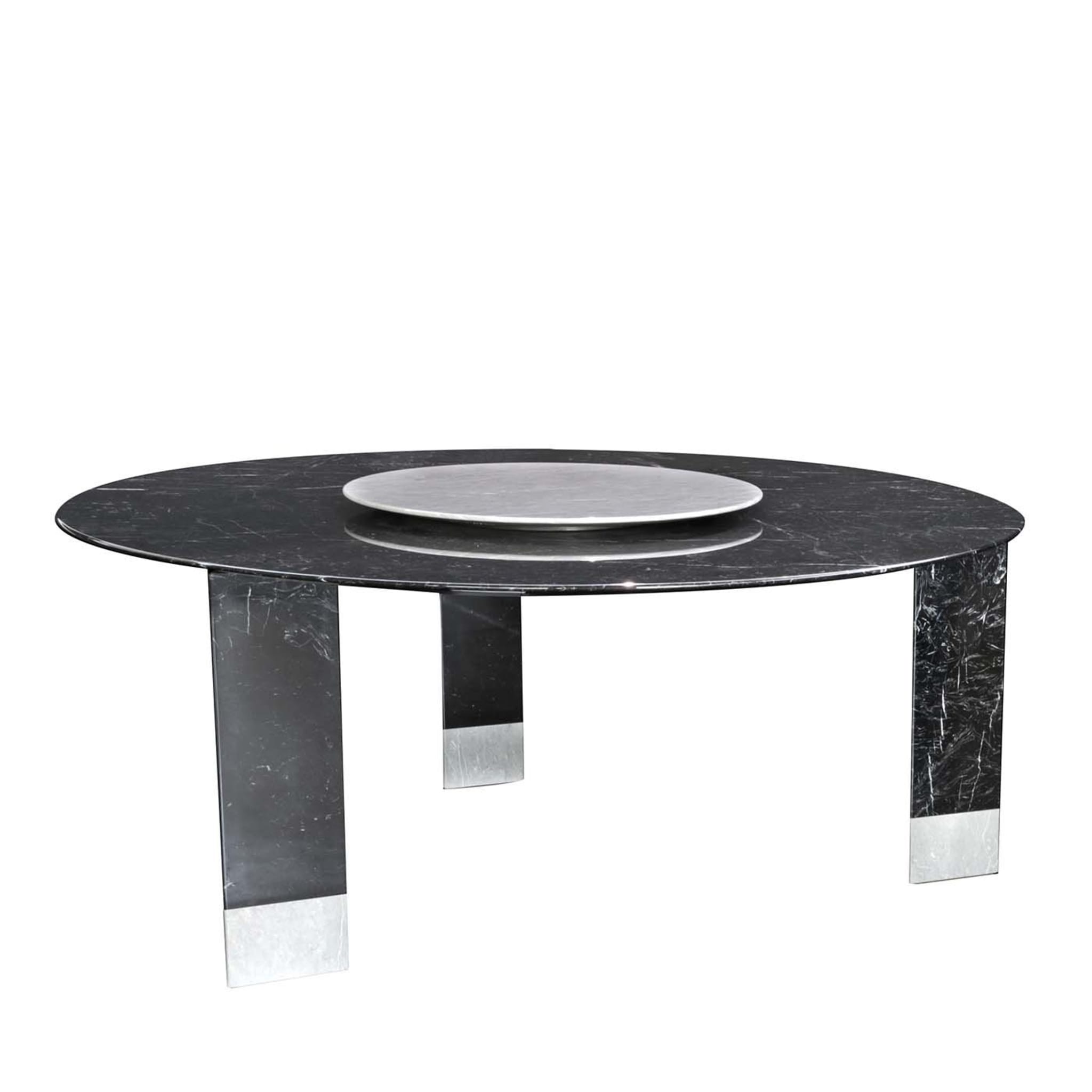 Alba Tisch aus schwarzem Marquinia-Marmor von Giorgio Soressi - Hauptansicht
