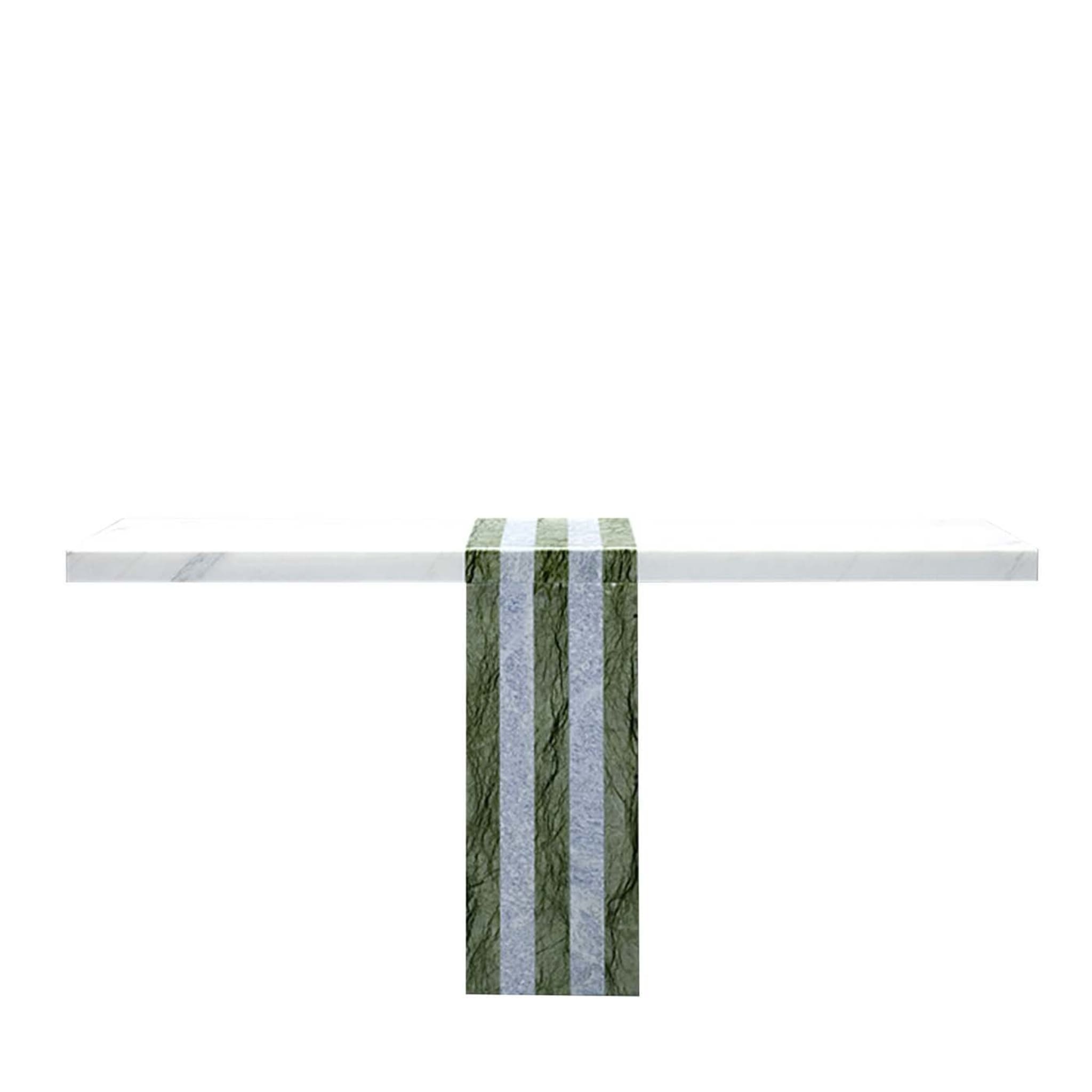 Game Console Table Green and White by Giorgio Soressi  - Main view