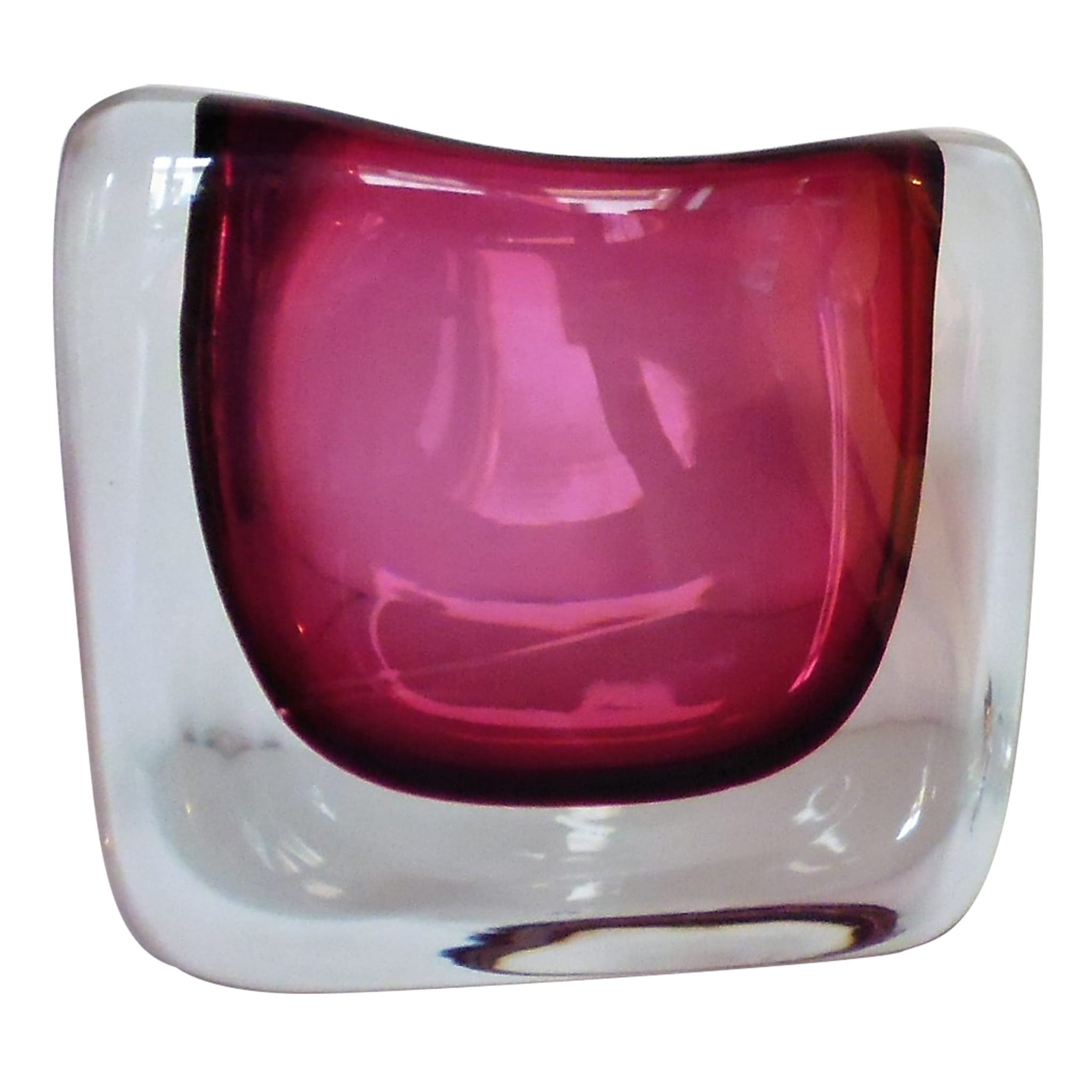 Vaso Quadro piccolo rosa rubino - Vista principale