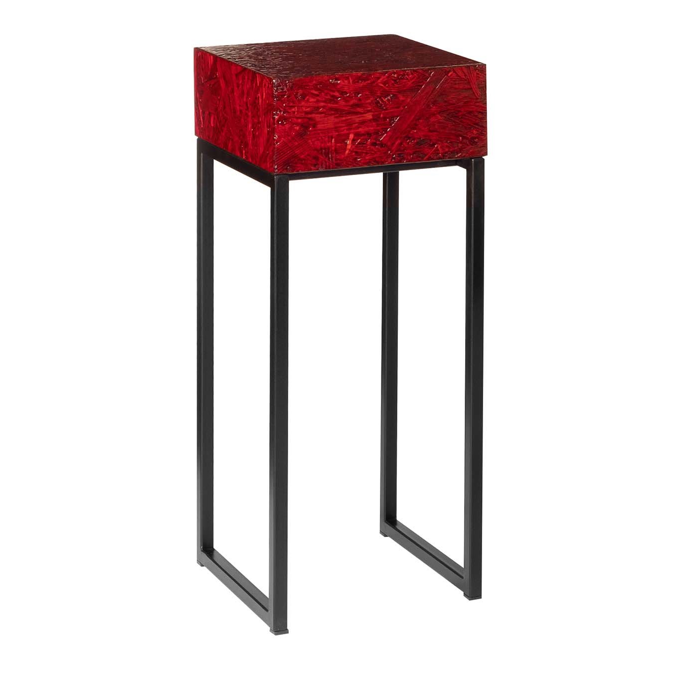 Spring Mini Side Table Red by Fabrizio Contaldo - Arkof