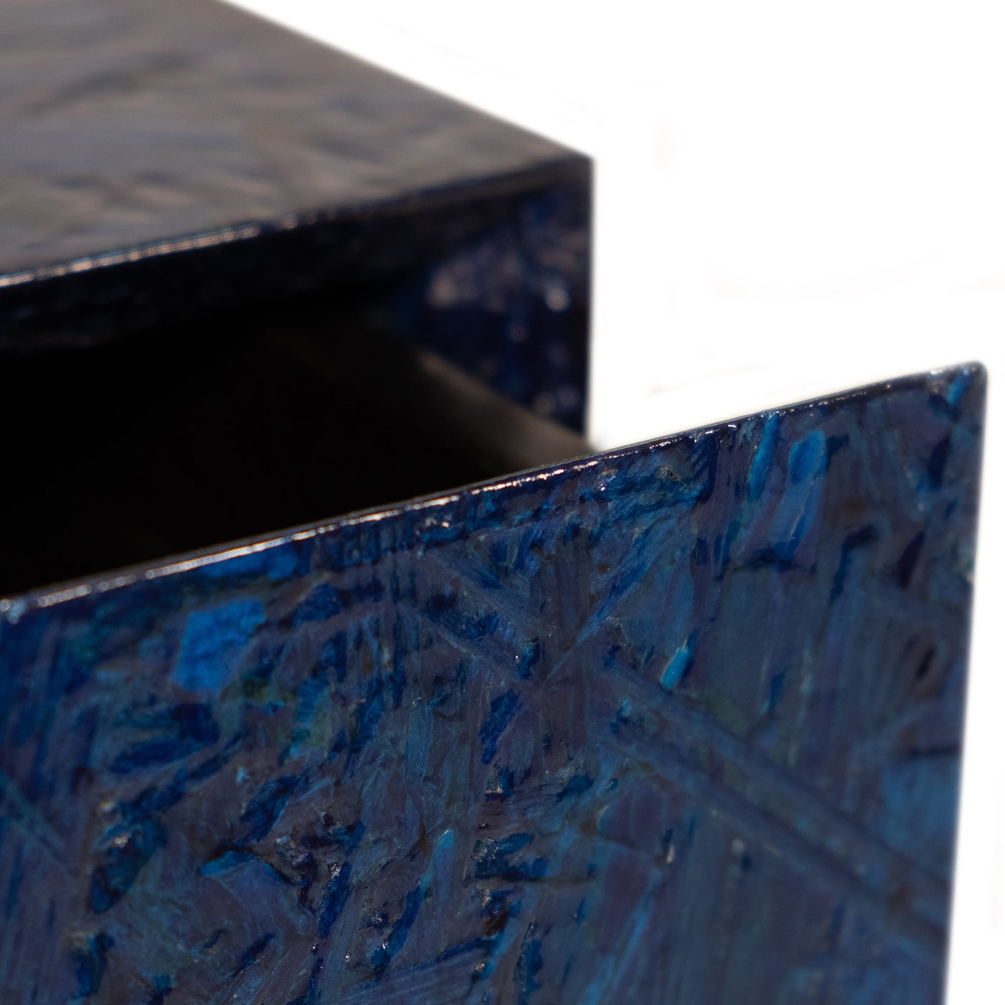 Spring Bedside Table With Drawer Blue by Fabrizio Contaldo  - Alternative view 3