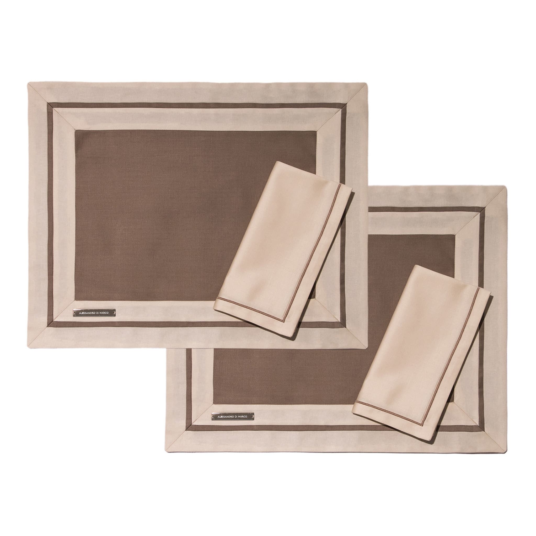 Placemats and Napkins - Beige - Main view