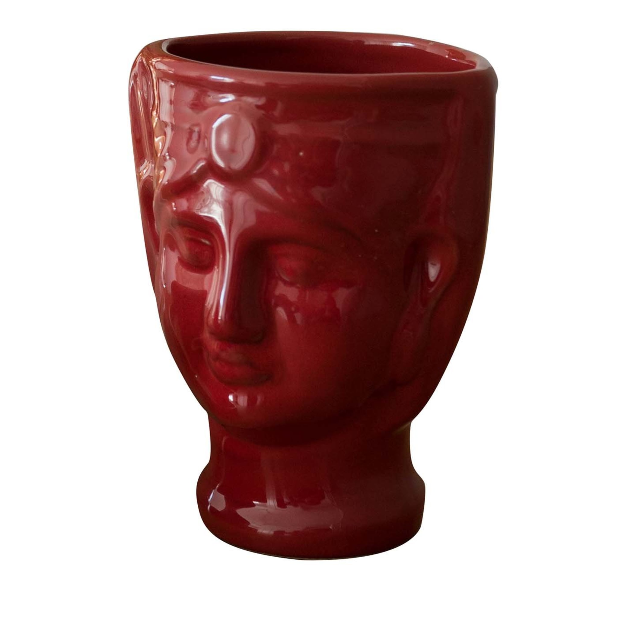 Testa Malandrina Rote Vase - Hauptansicht