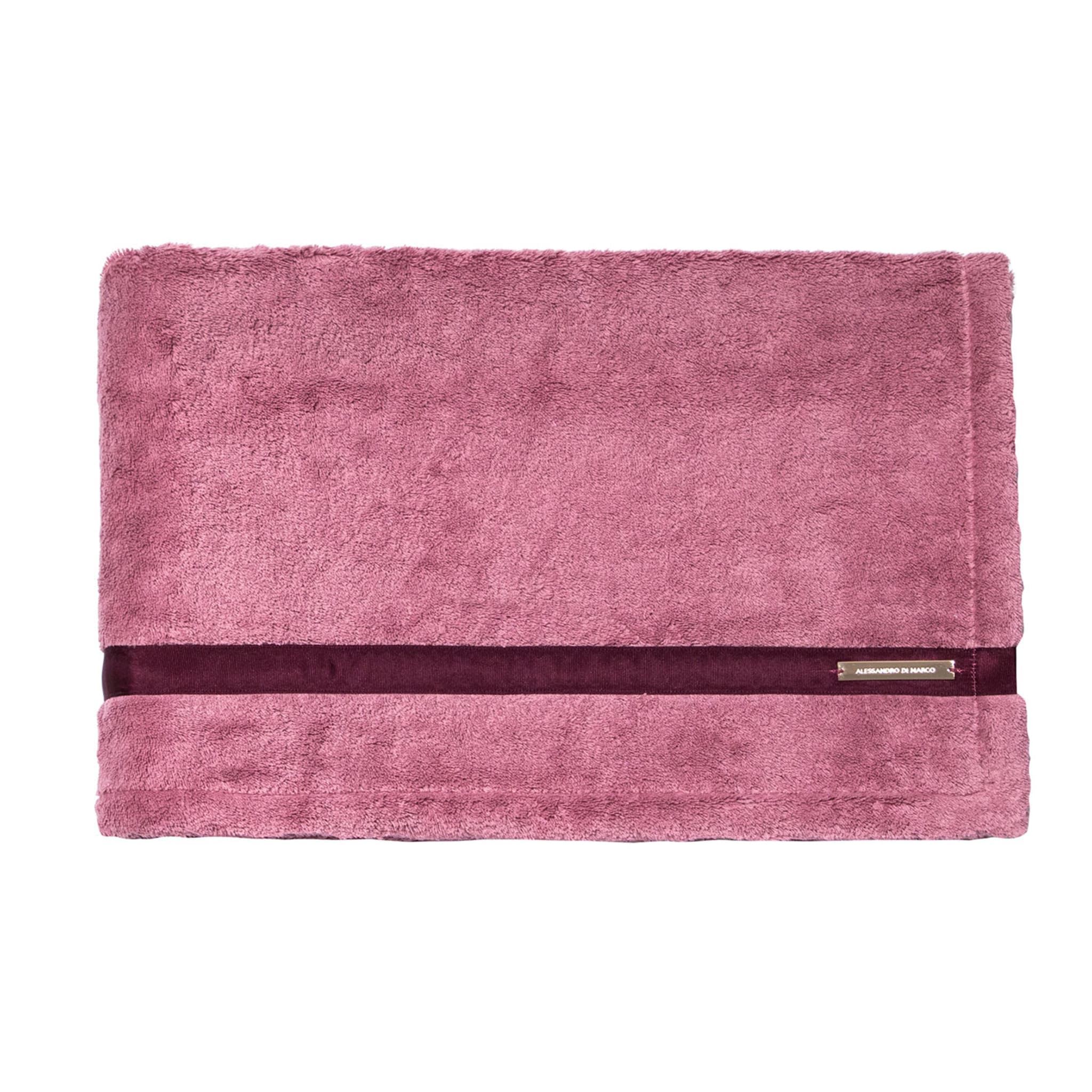 Large Bath Towel Set - Powder Pink Antique Rose - Alternative view 1