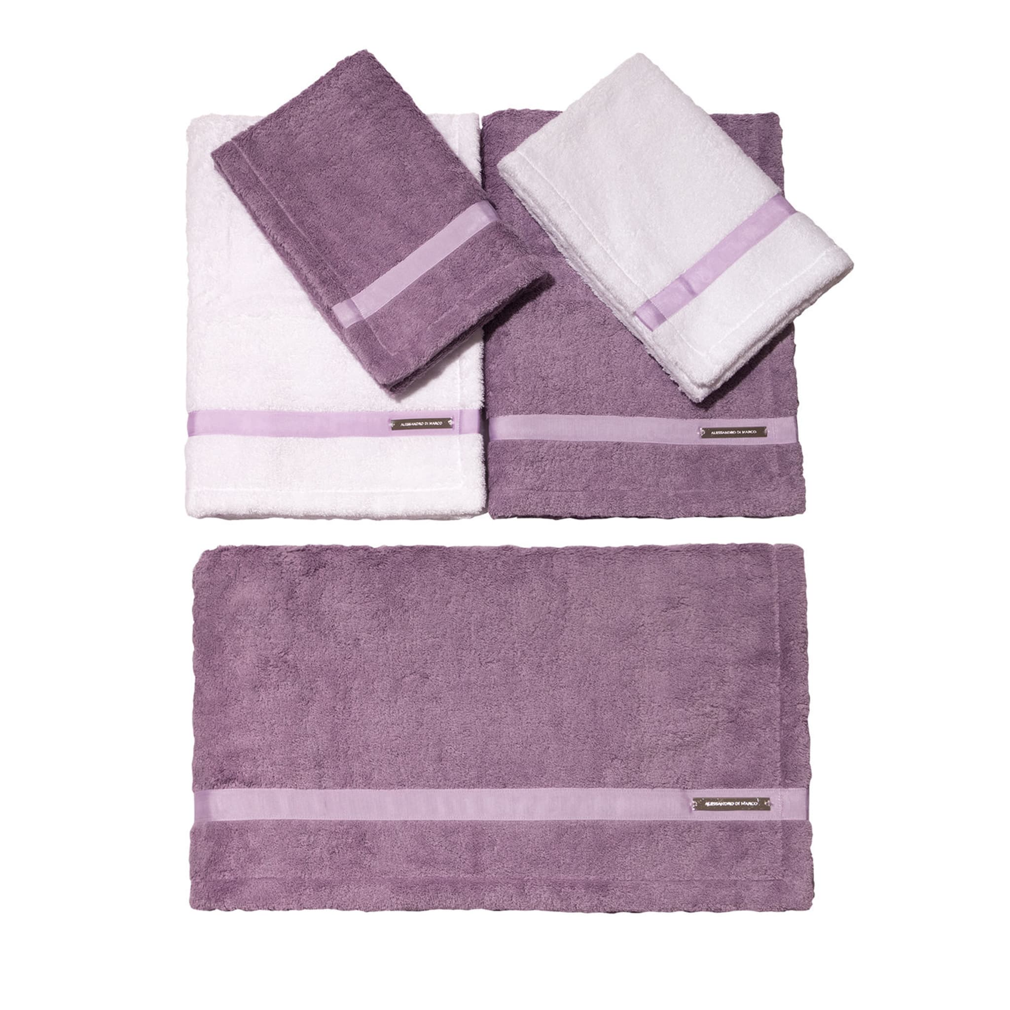 Set di asciugamani da bagno grandi - Lilla Alessandro Di Marco