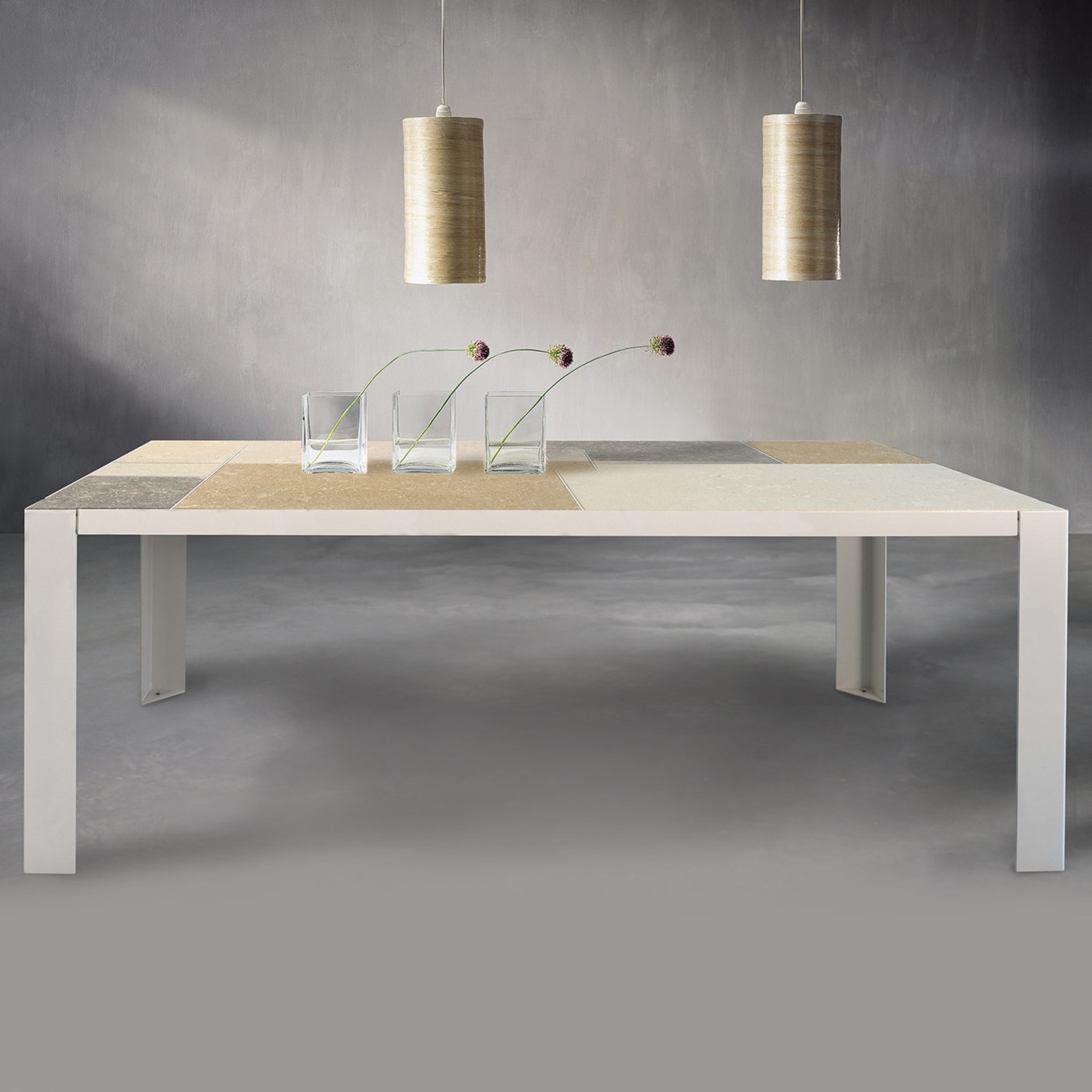 Domino White Table by Chiara Cibin - Alternative view 1