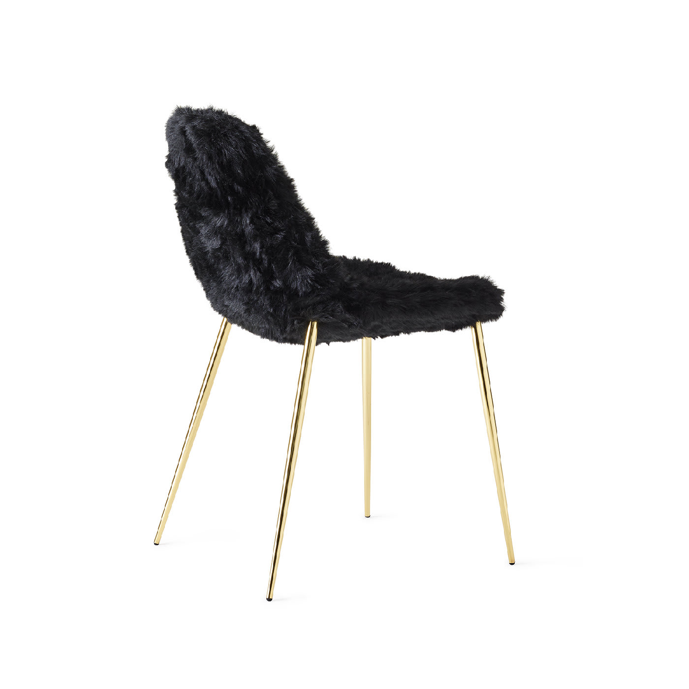 Mammamia Black Fur Chair - Opinion Ciatti